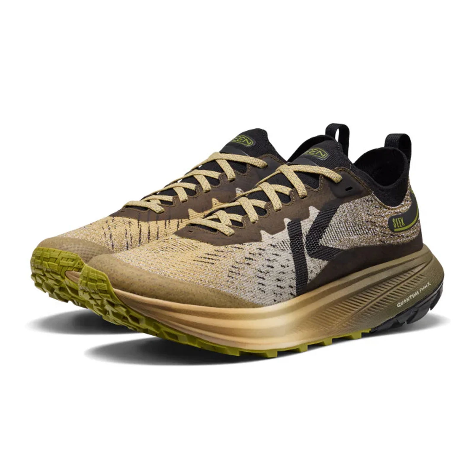 Keen Seek Trail Running Shoe (Men) - Dark Olive/Khaki - Image 2
