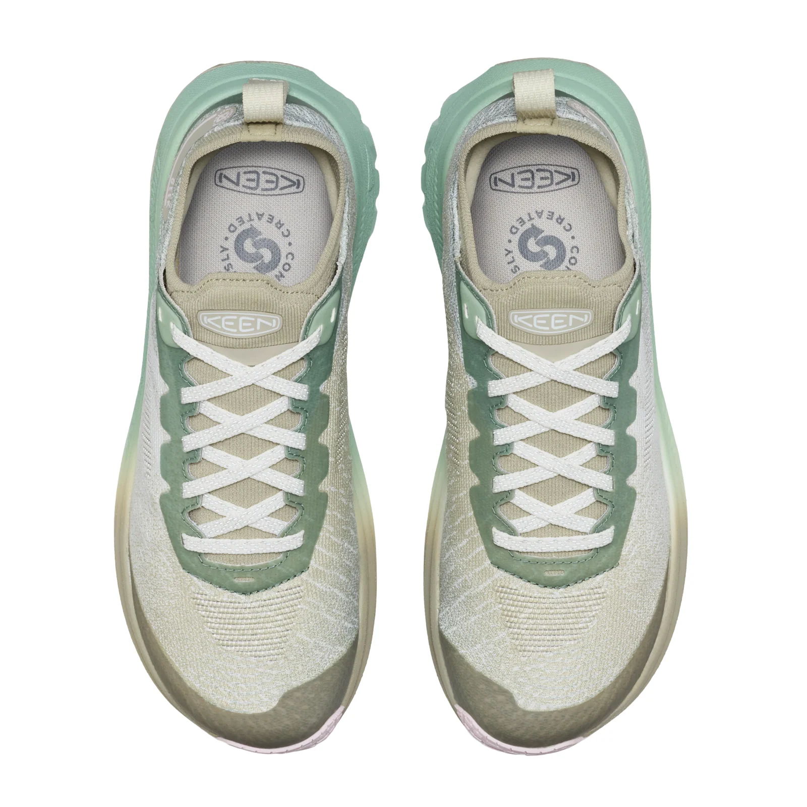 Keen Seek Trail Running Shoe (Women) - Lily Pad/Abbey Stone - Image 4