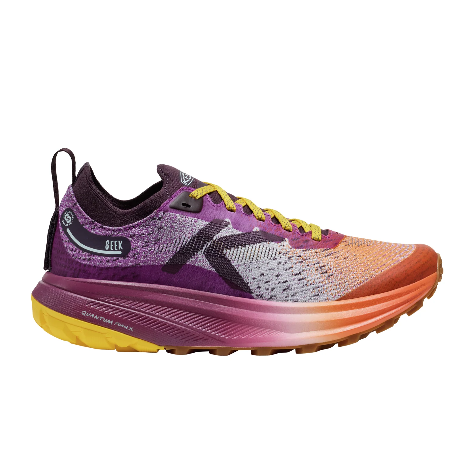 Keen Seek Trail Running Shoe (Women) - Willowherb/Orange Peel