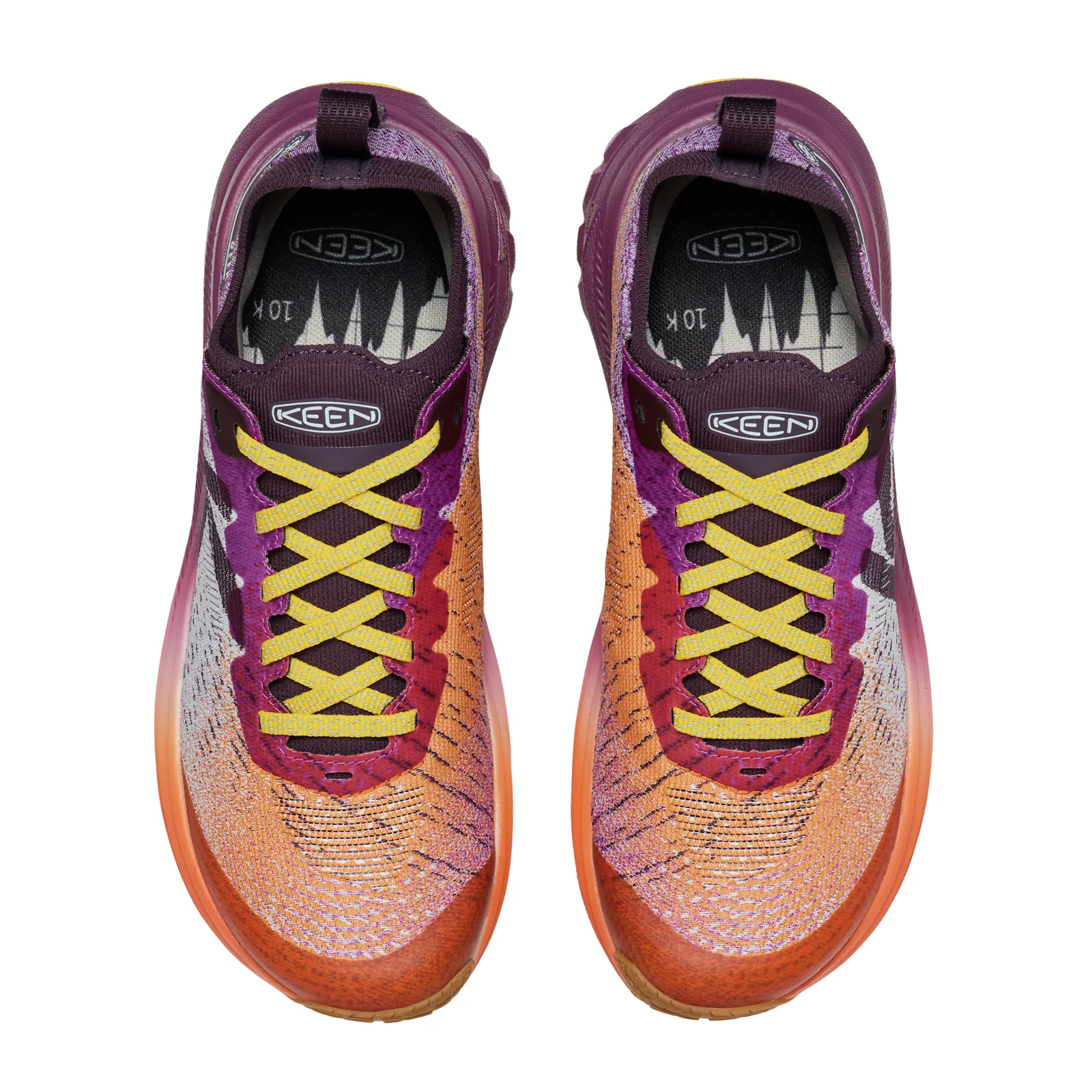 Keen Seek Trail Running Shoe (Women) - Willowherb/Orange Peel - Image 4
