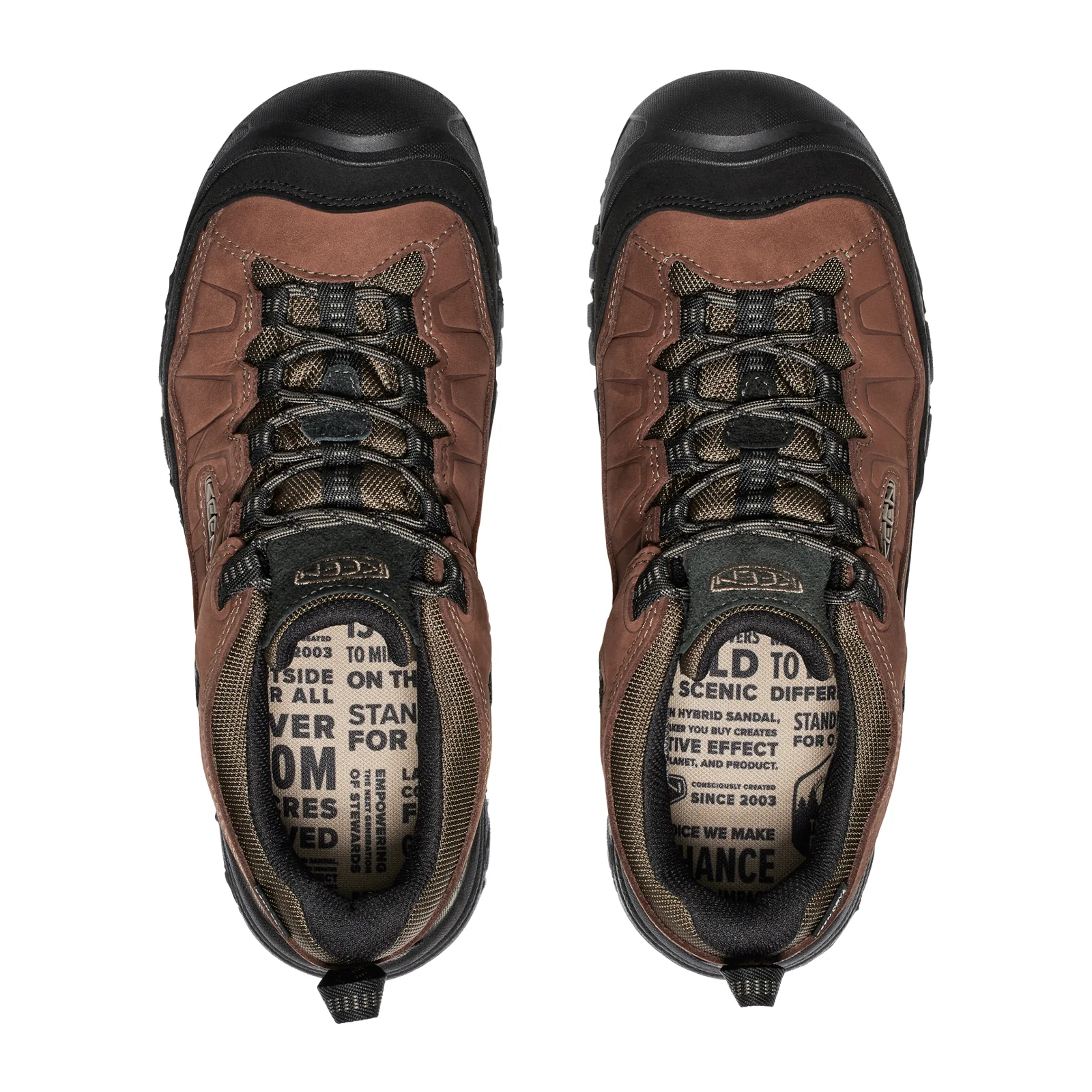 Keen Targhee IV Waterproof Hiking Shoe (Men) - Bison/Black - Image 3