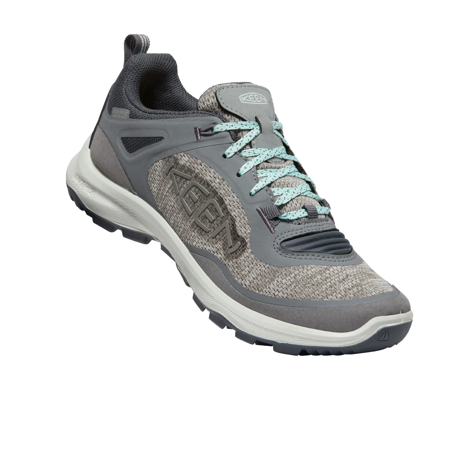 Keen Terradora Flex Waterproof Hiking Shoe (Women) - Steel Grey/Cloud Blue - Image 2