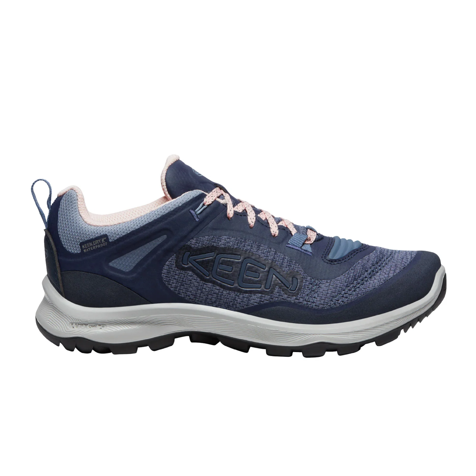 Keen Terradora Flex Waterproof Hiking Shoe (Women) - Vintage Indigo/Peachy Keen