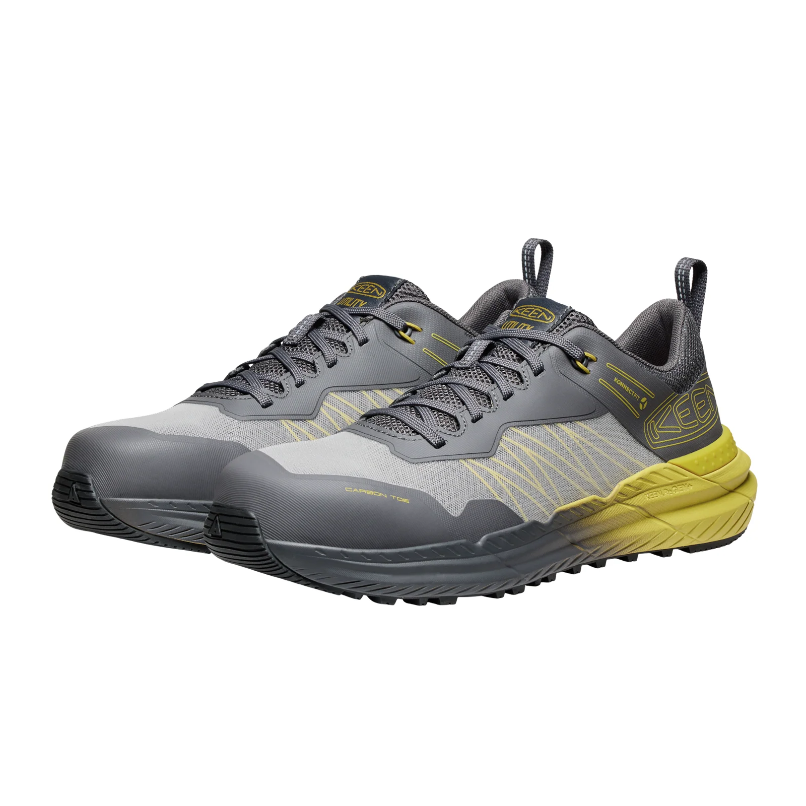 Keen Utility Speedworks Carbon Toe Work Sneaker (Men) - Magnet/Black - Image 3