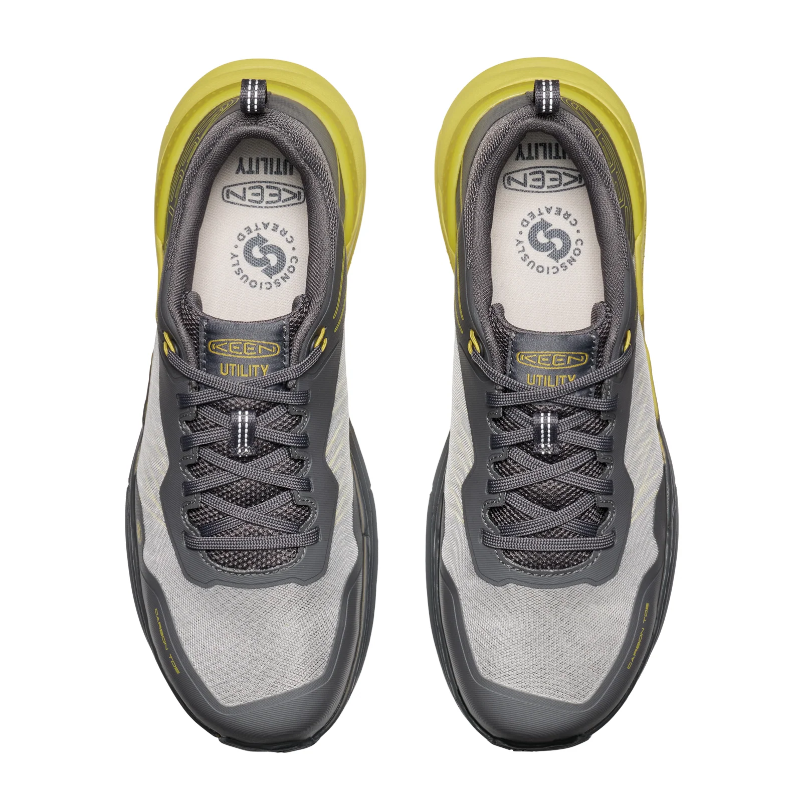 Keen Utility Speedworks Carbon Toe Work Sneaker (Men) - Magnet/Black - Image 4
