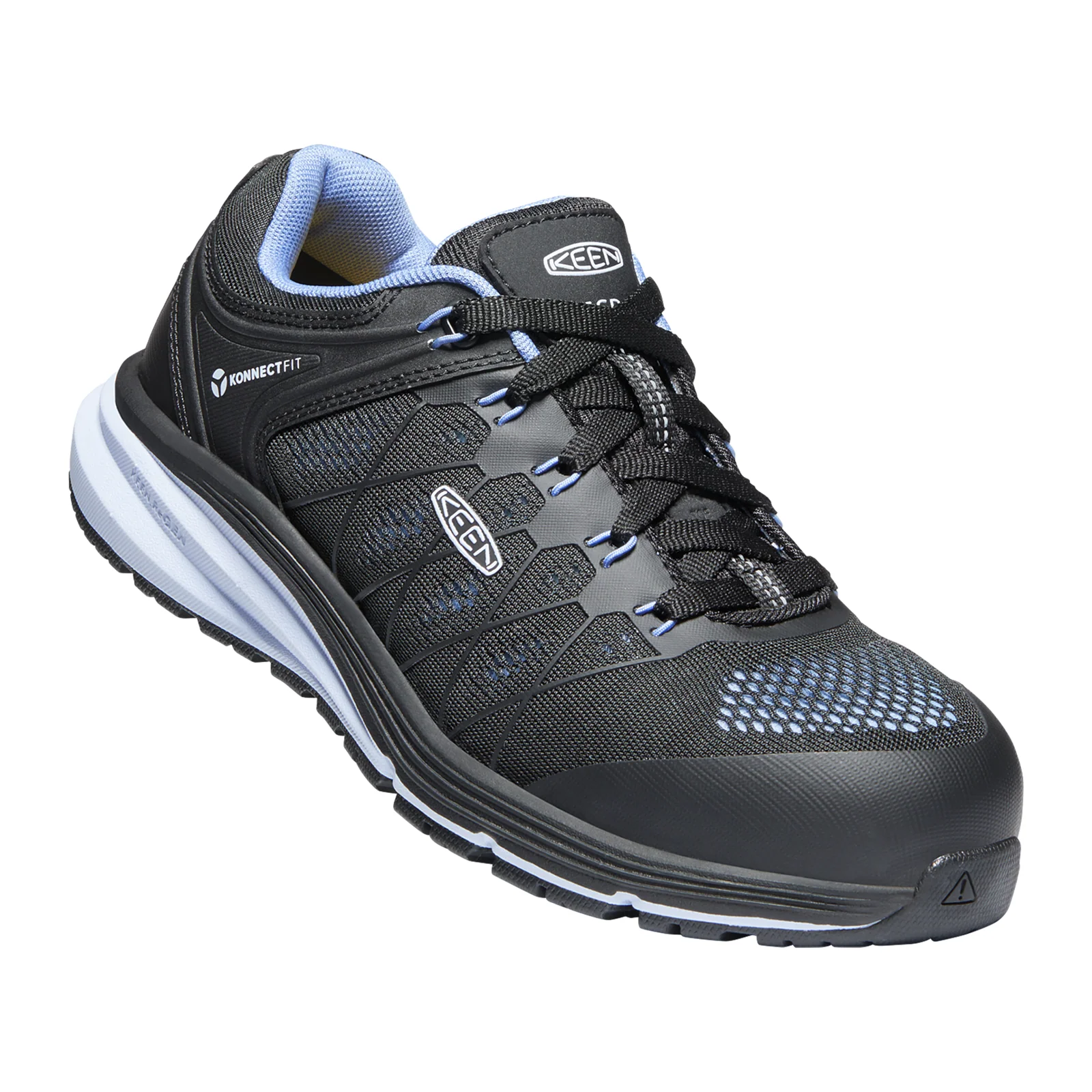 Keen Utility Vista Energy ESD Carbon Fiber Toe Work Shoe (Women) - Hydrangea/Black - Image 3