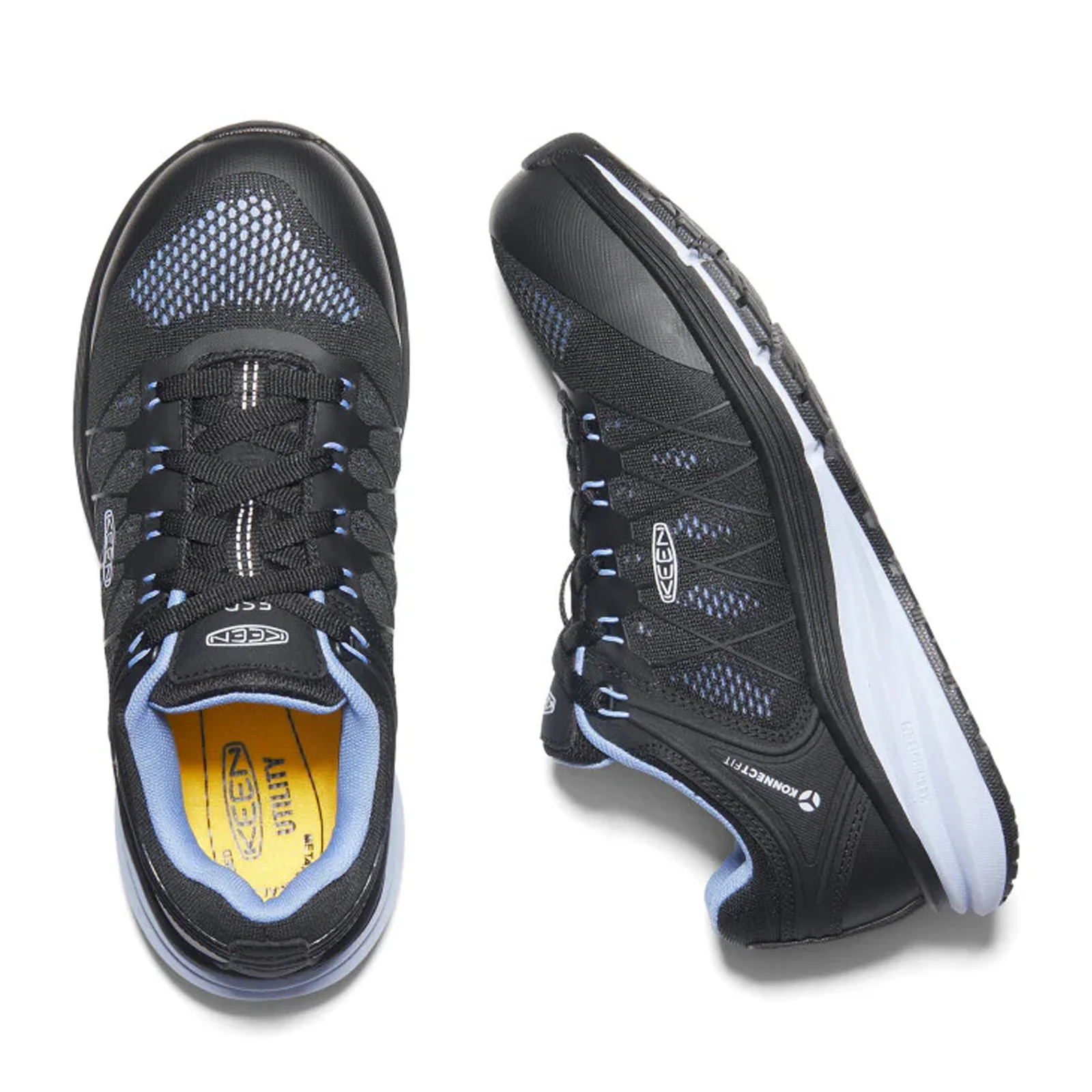 Keen Utility Vista Energy ESD Carbon Fiber Toe Work Shoe (Women) - Hydrangea/Black - Image 4