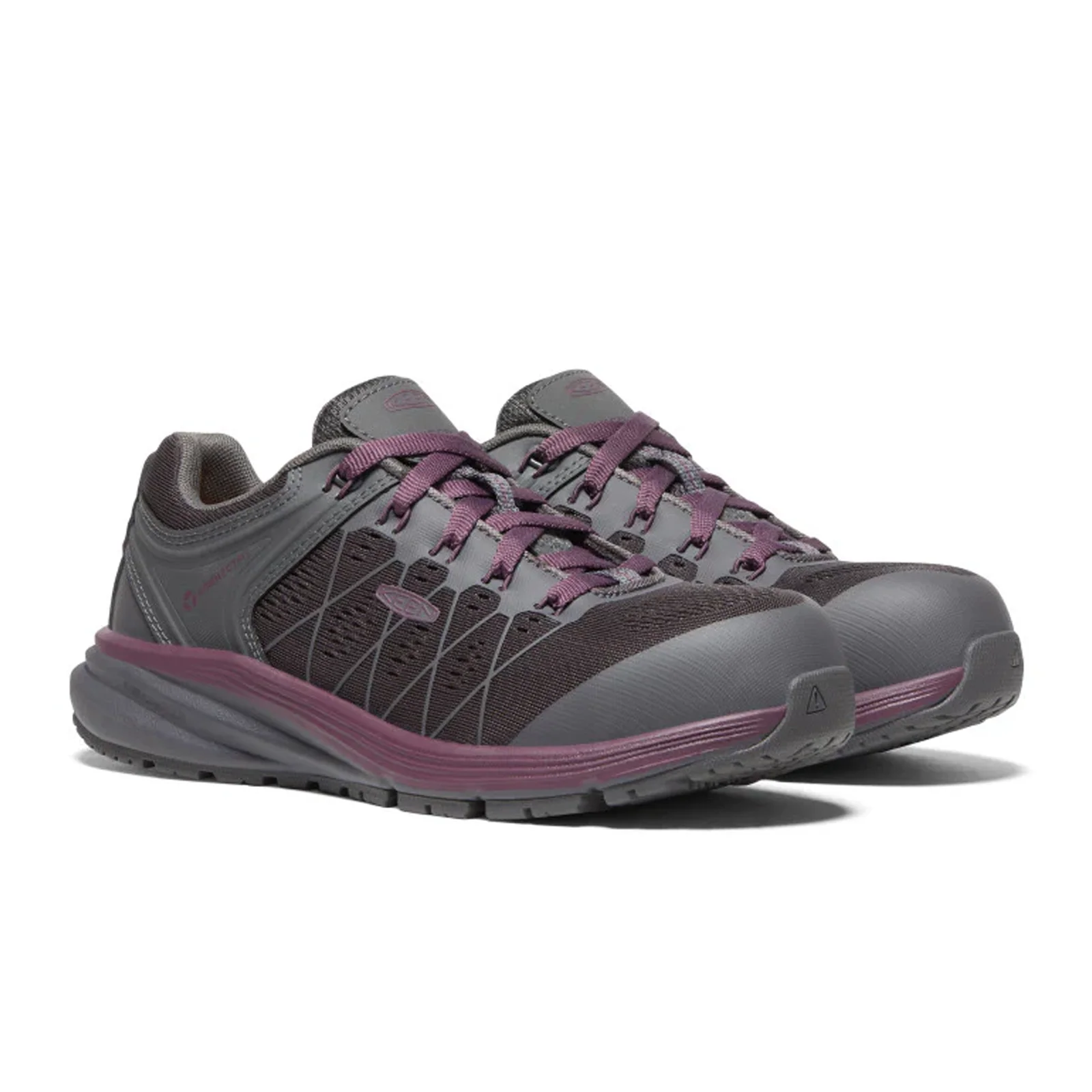 Keen Utility Vista Energy ESD Carbon Fiber Toe Work Shoe (Women) - Magnet/Prune Purple - Image 3