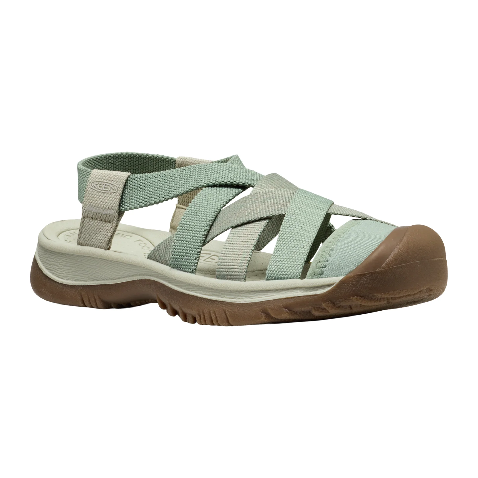Keen Whisper Lattice Active Sandal (Women) - Lily Pad/Plaza Taupe - Image 3