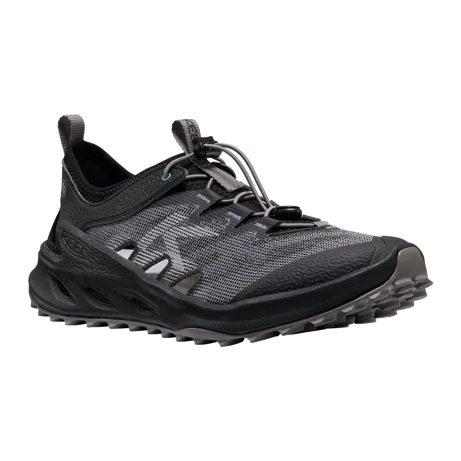 Keen Zionic Adv Open Air Hiking Shoe (Men) - Triple Black - Image 2
