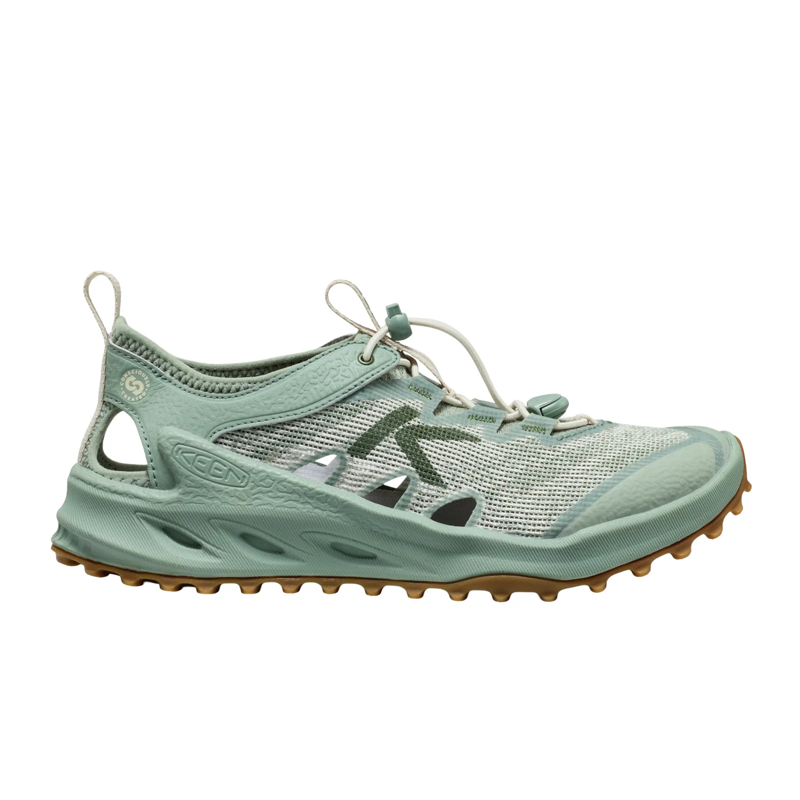 Keen Zionic Adv Open Air Hiking Shoe (Women) - Monochrome/Lily Pad
