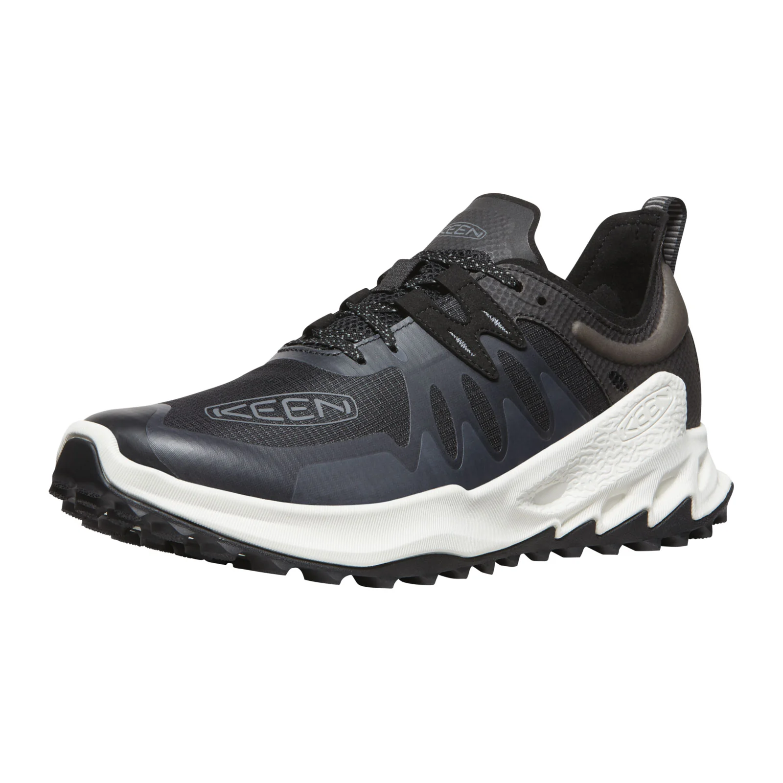 Keen Zionic Speed Hiking Shoe (Men) - Black/Star White - Image 2