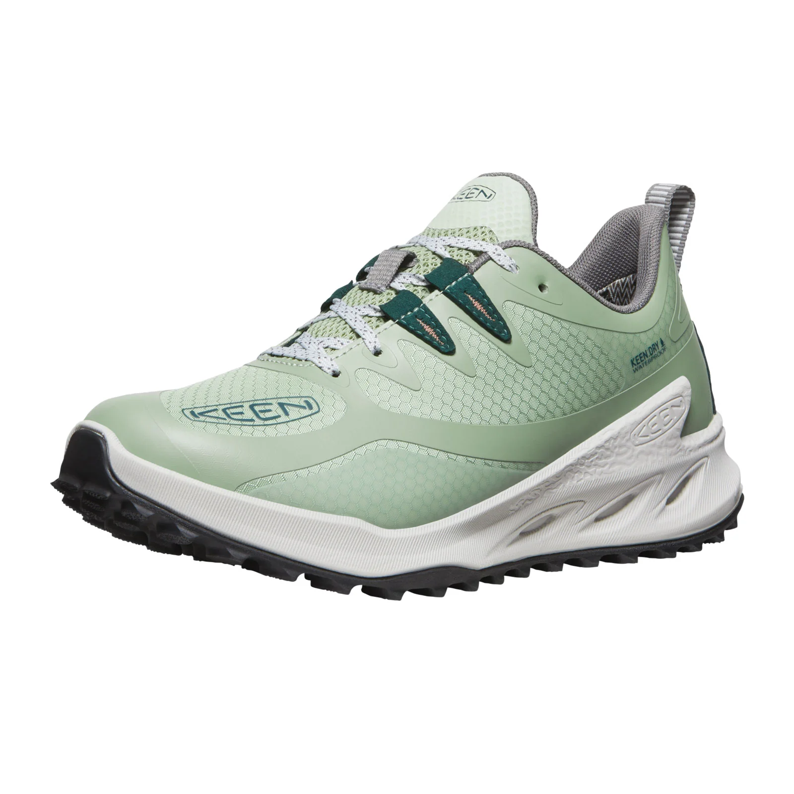 Keen Zionic Waterproof Hiking Shoe (Women) - Desert Sage/Ember Glow - Image 2