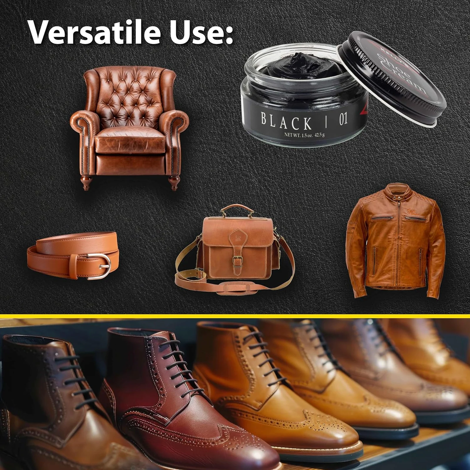 Kelly's Shoe Polish - Black - Image 4