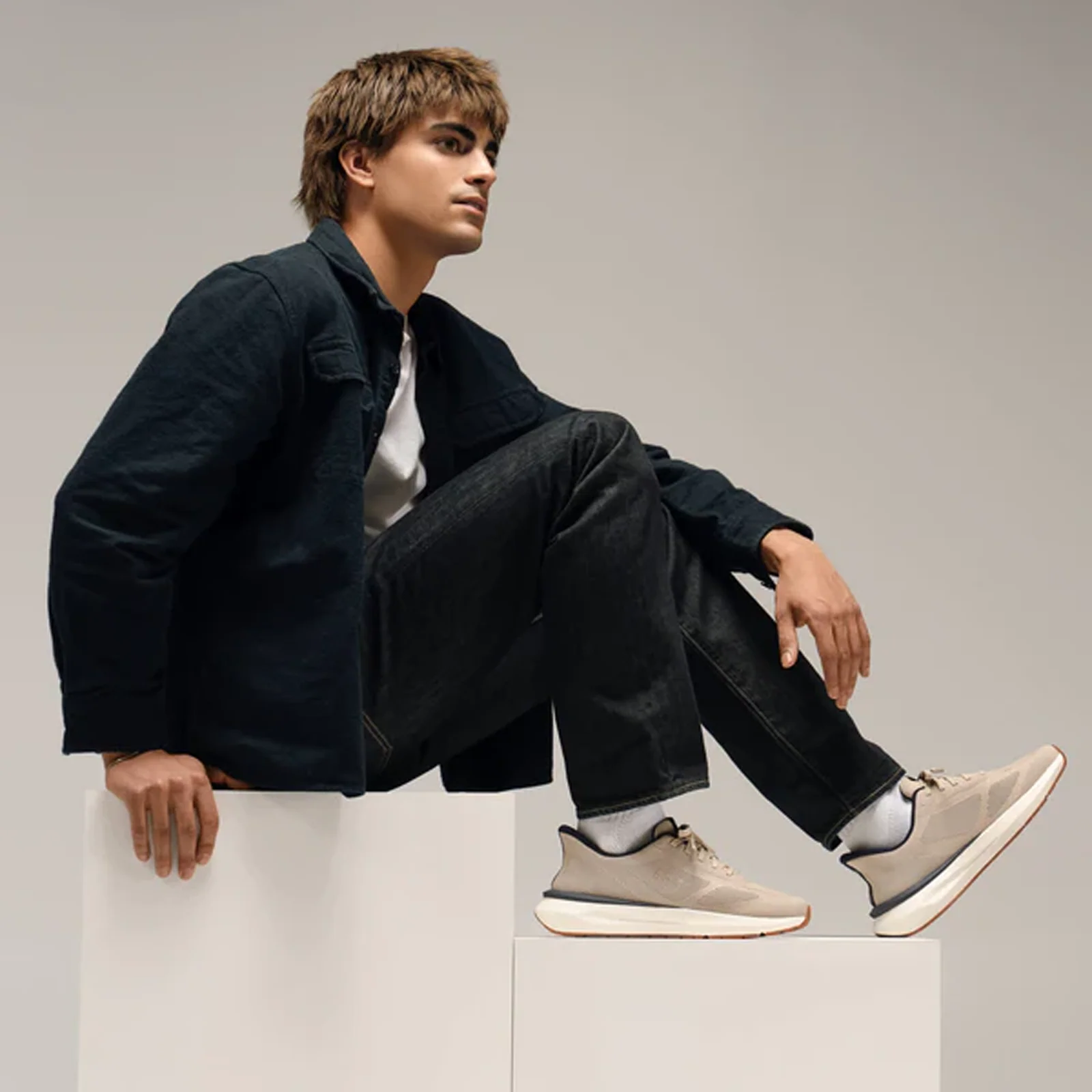 Kizik Athens 2 Knit Sneaker (Men) - Doeskin - Image 9
