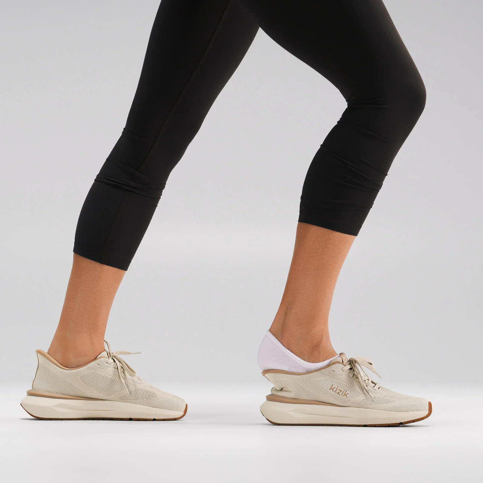 Kizik Athens 2 Knit Sneaker (Women) - Oatmeal/Warm Taupe - Image 10