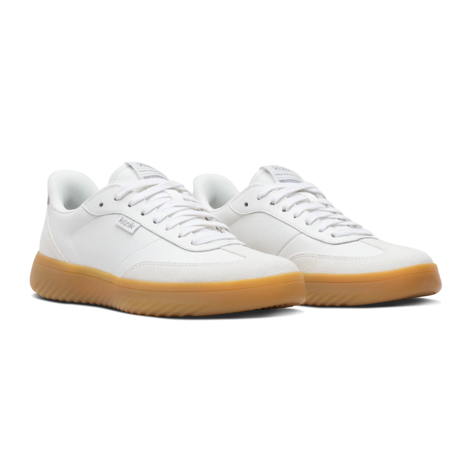 Kizik Camden Sneaker (Women) - White/Gum Rubber - Image 3