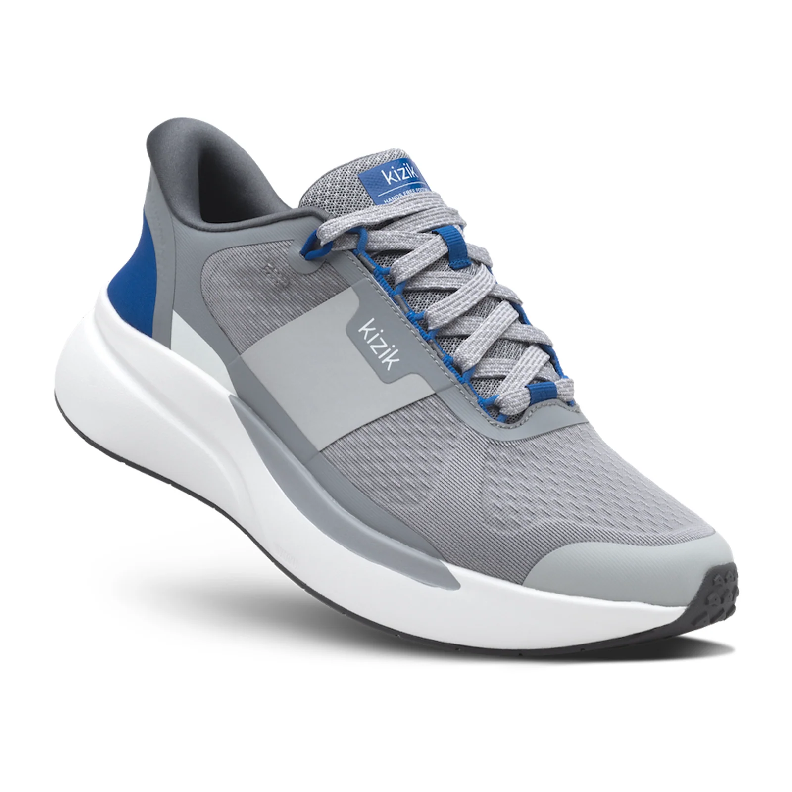 Kizik Freedom Run Sneaker (Men) - Alloy/Blue - Image 3