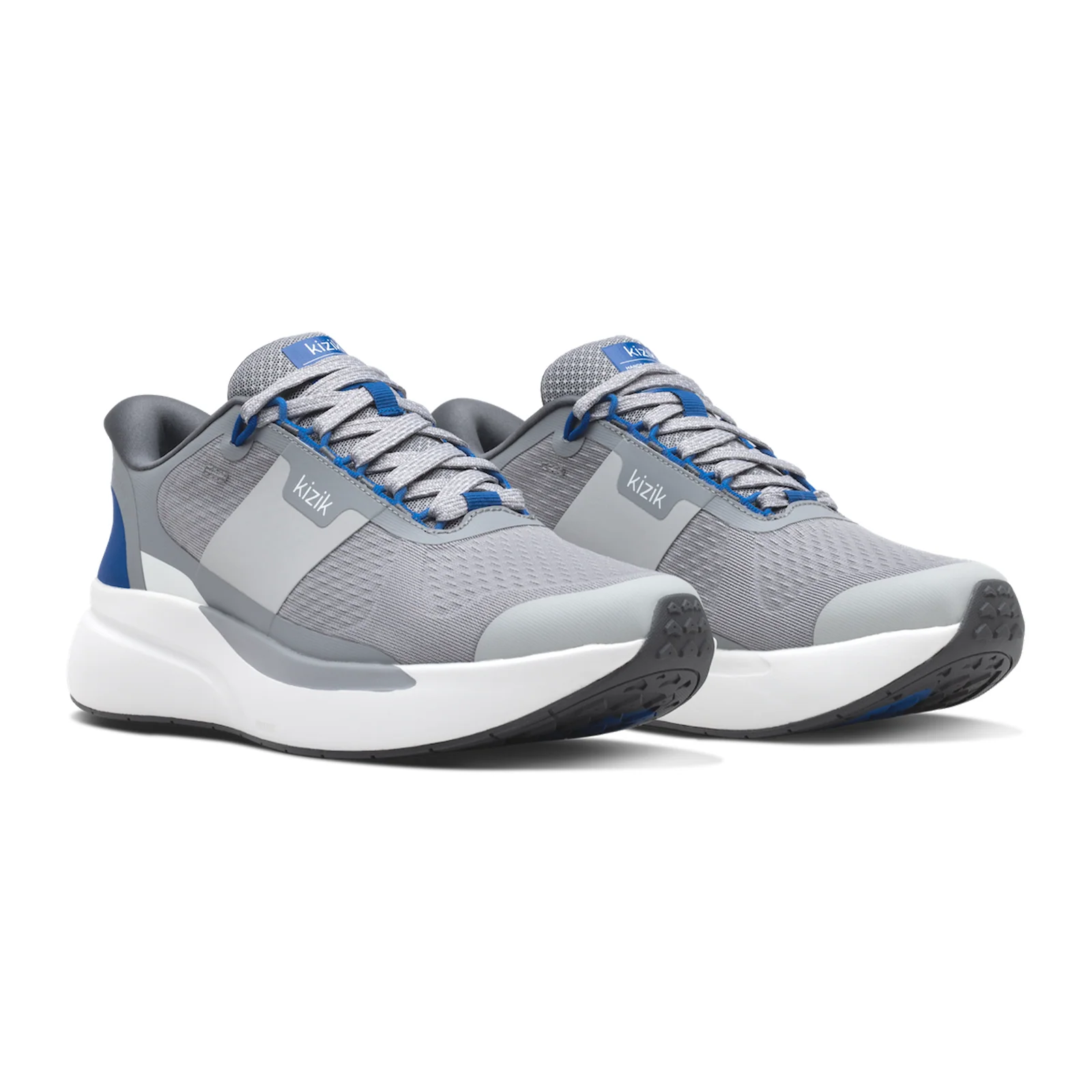 Kizik Freedom Run Sneaker (Men) - Alloy/Blue - Image 4