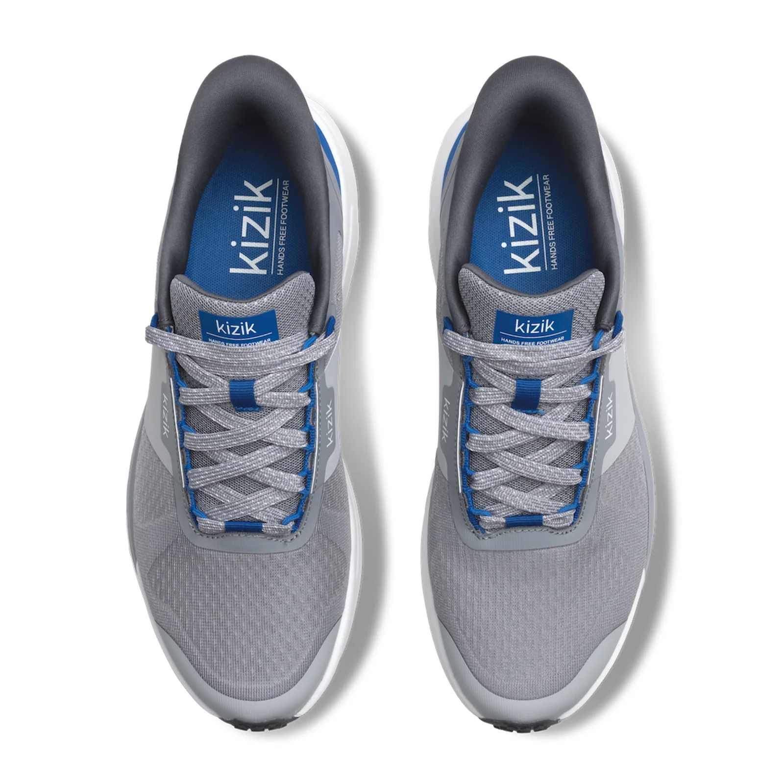 Kizik Freedom Run Sneaker (Men) - Alloy/Blue - Image 6