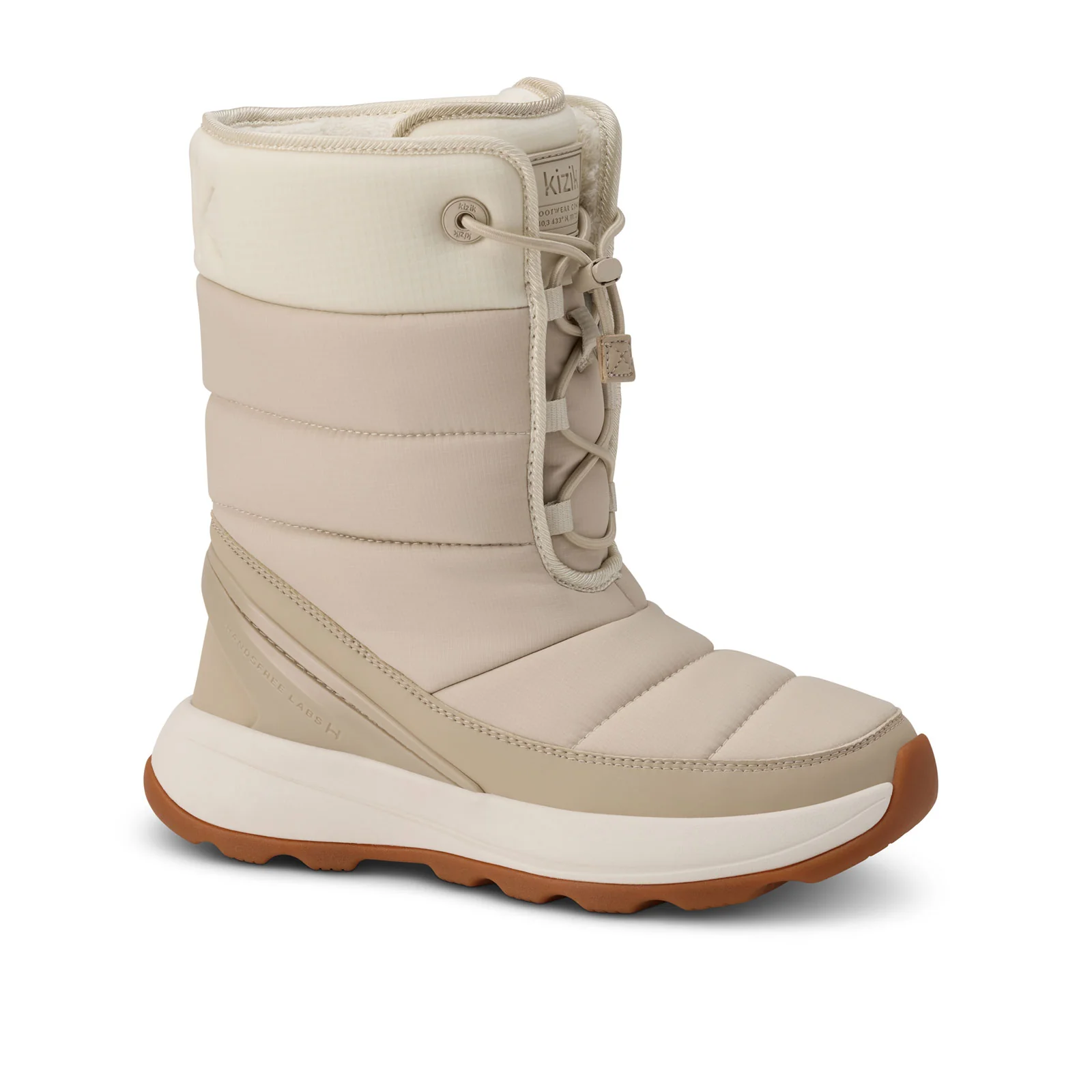 Kizik Juno 2 High Boot (Women) - Oatmeal/Pristine - Image 3