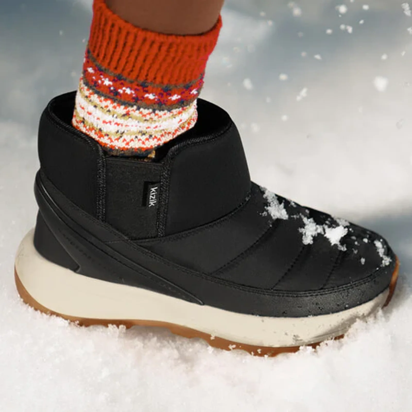 Kizik Juno 2 Low Insulated Boot (Women) - Black/Whitecap Gray - Image 9