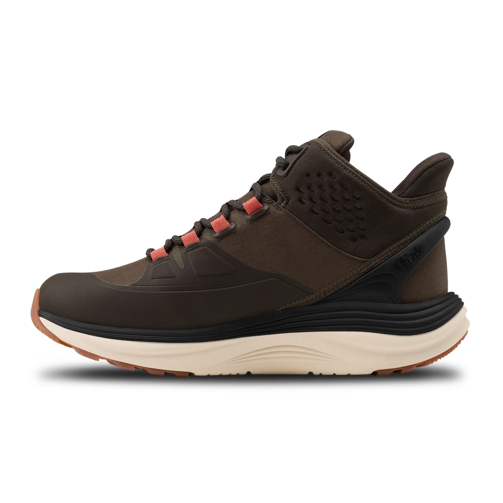 Kizik London All-Terrain Mid Waterproof Sneaker (Men) - Mole/Whitecap Gray - Image 2