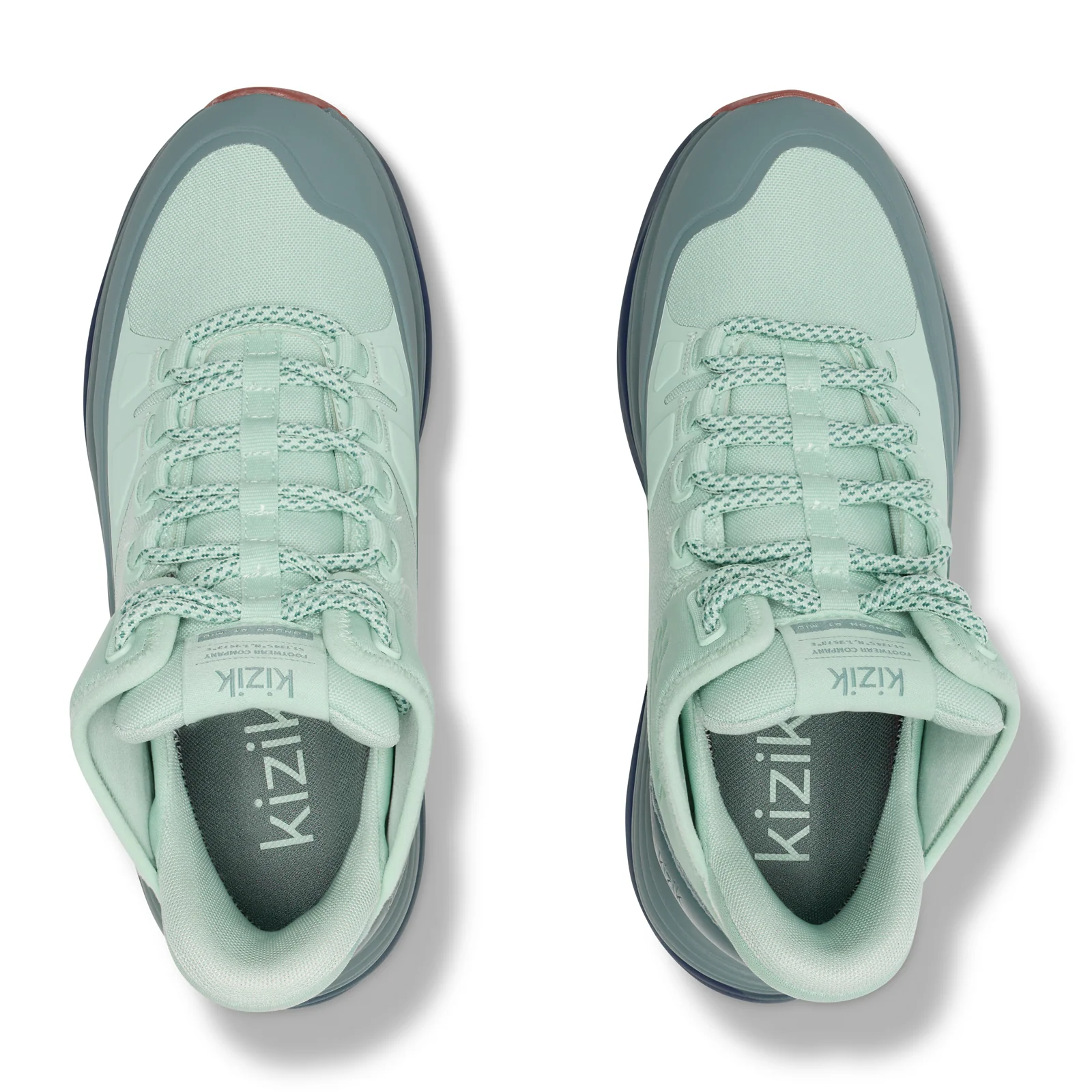 Kizik London All-Terrain Mid Waterproof Sneaker (Women) - Surf Spray/Naval Academy - Image 7