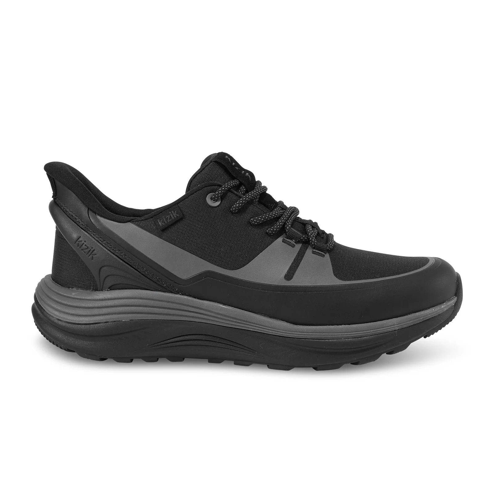 Kizik London All-Terrain Sneaker (Men) - Black/Poppyseed