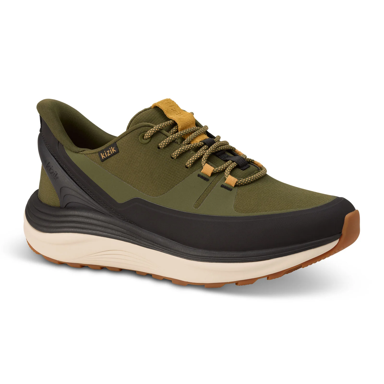 Kizik London All-Terrain Sneaker (Men) - Dark Olive/Whitecap Gray - Image 4