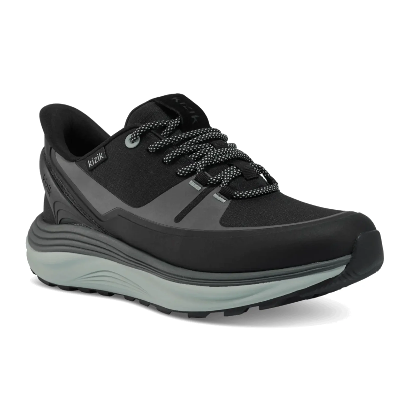 Kizik London All-Terrain Sneaker (Women) - Black/Surf Spray - Image 3