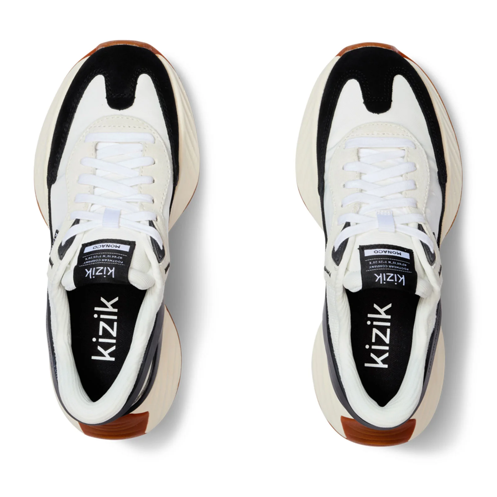 Kizik Monaco Sneaker (Women) - White/Black - Image 6