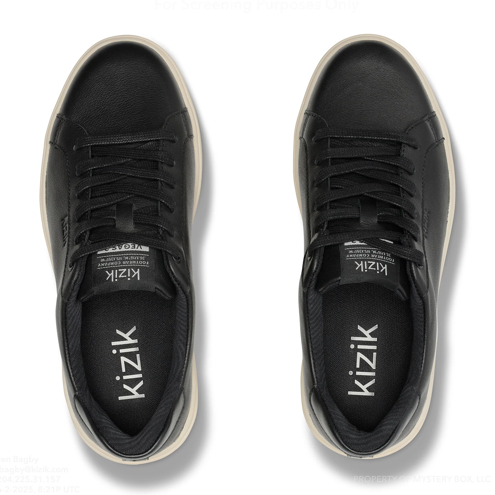 Kizik Vegas 2 Sneaker (Women) - Black/Pristine - Image 7