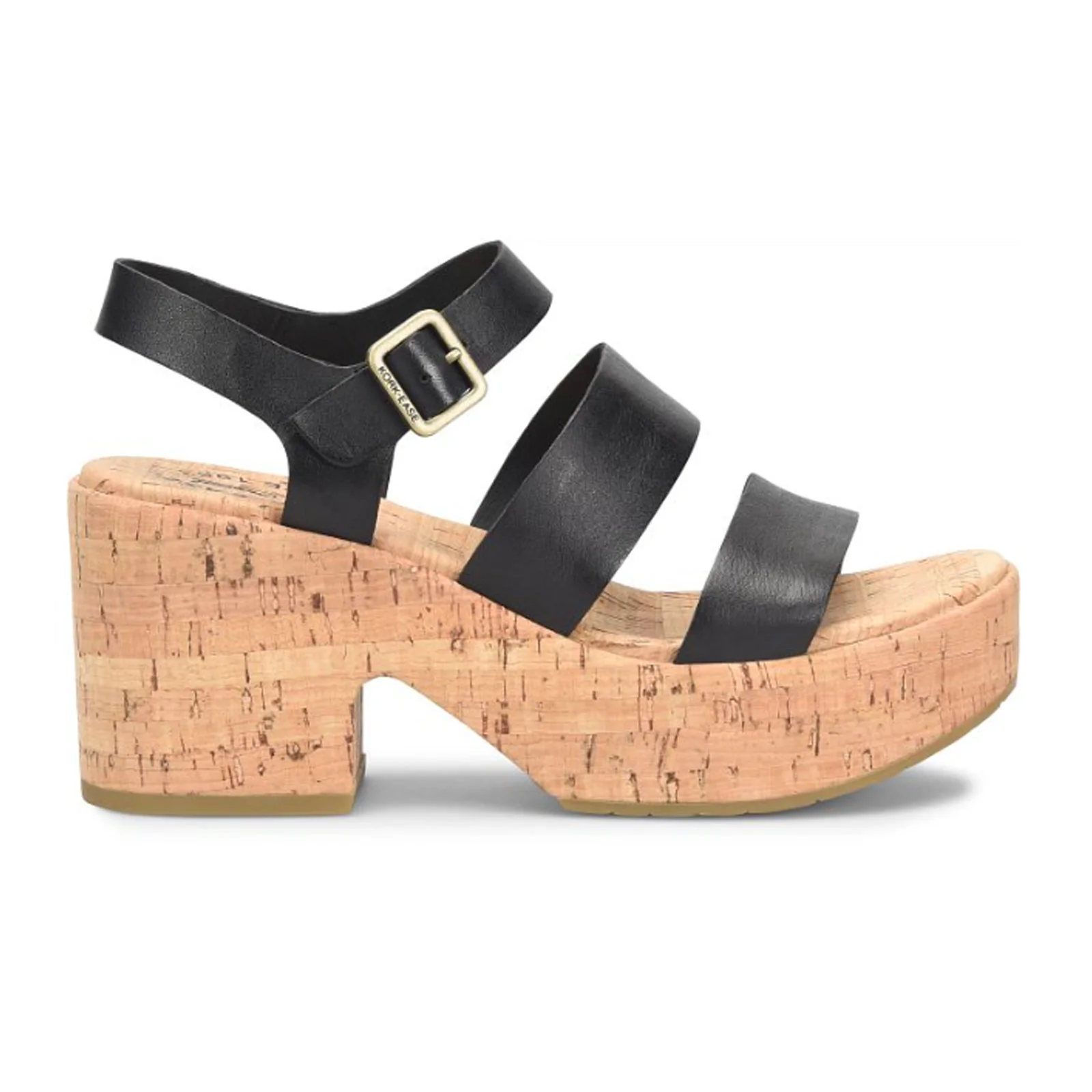 Kork-Ease Tish Wedge Sandal (Women) - Black - Image 2