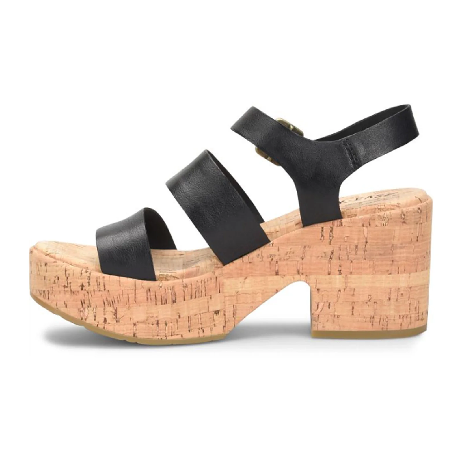 Kork-Ease Tish Wedge Sandal (Women) - Black - Image 3