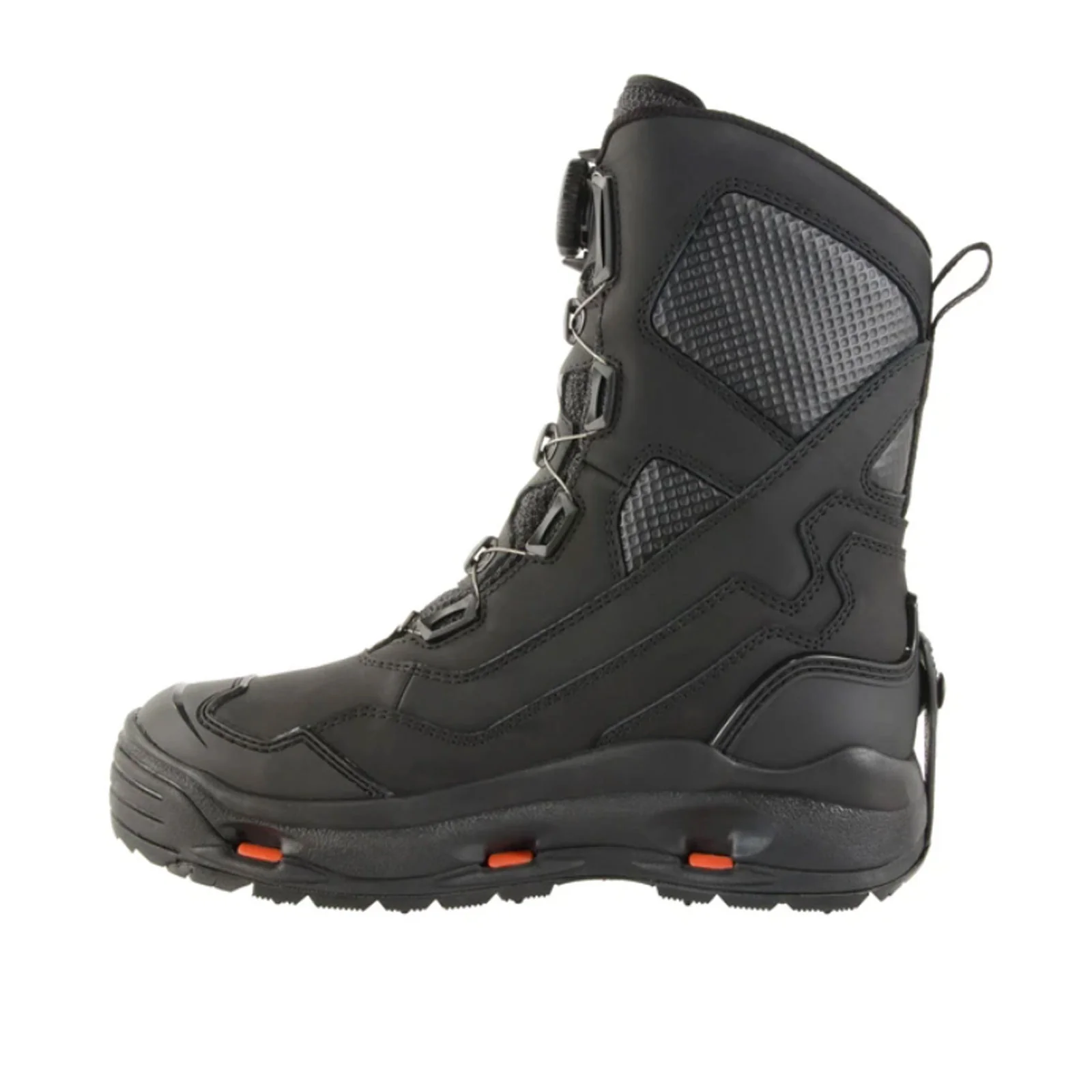 Korkers Polar Vortex 600G Insulated Waterproof Boot with SnowTrac Sole (Men) - Black - Image 3