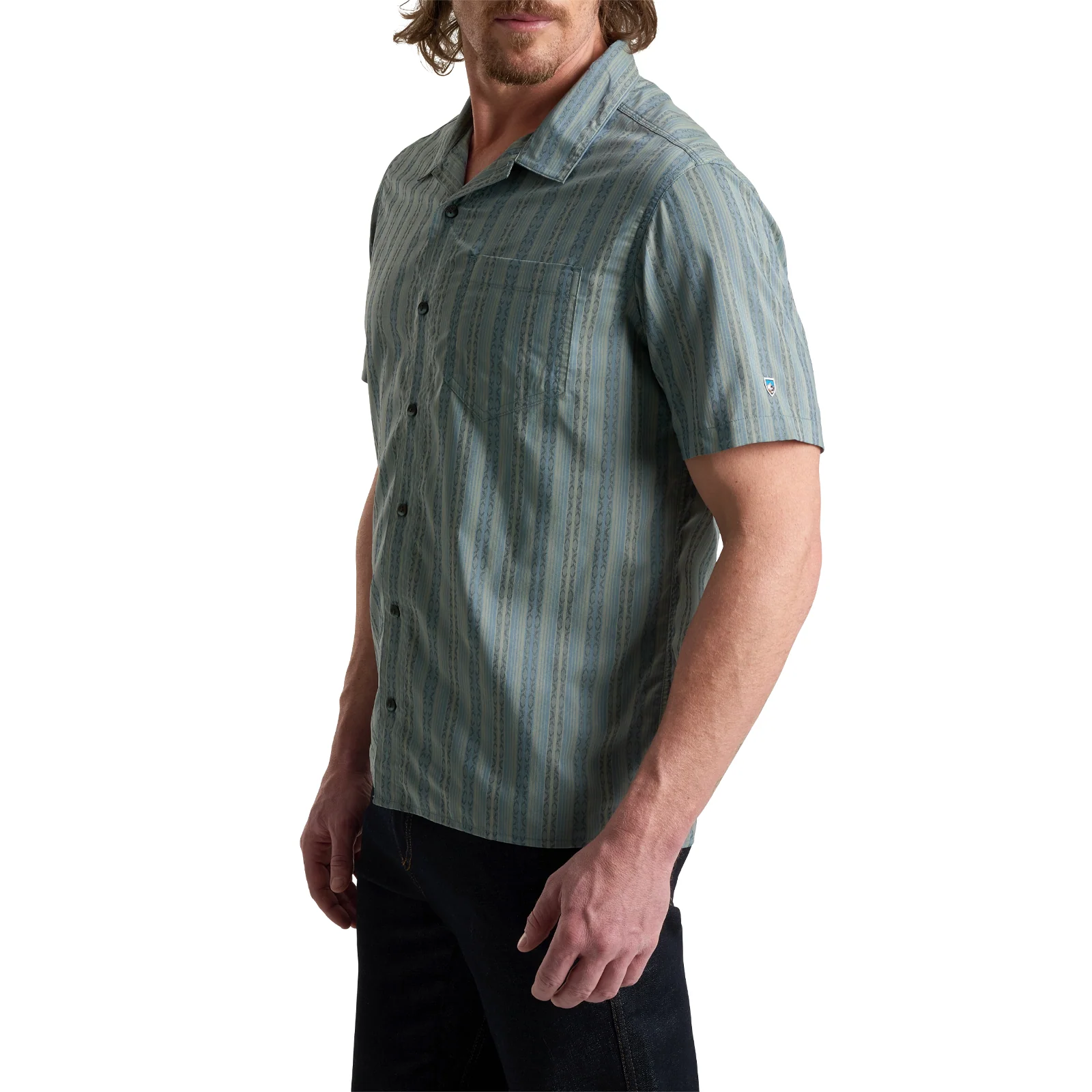 Kuhl Bohemian Short Sleeve Shirt (Men) - Shoreline - Image 3