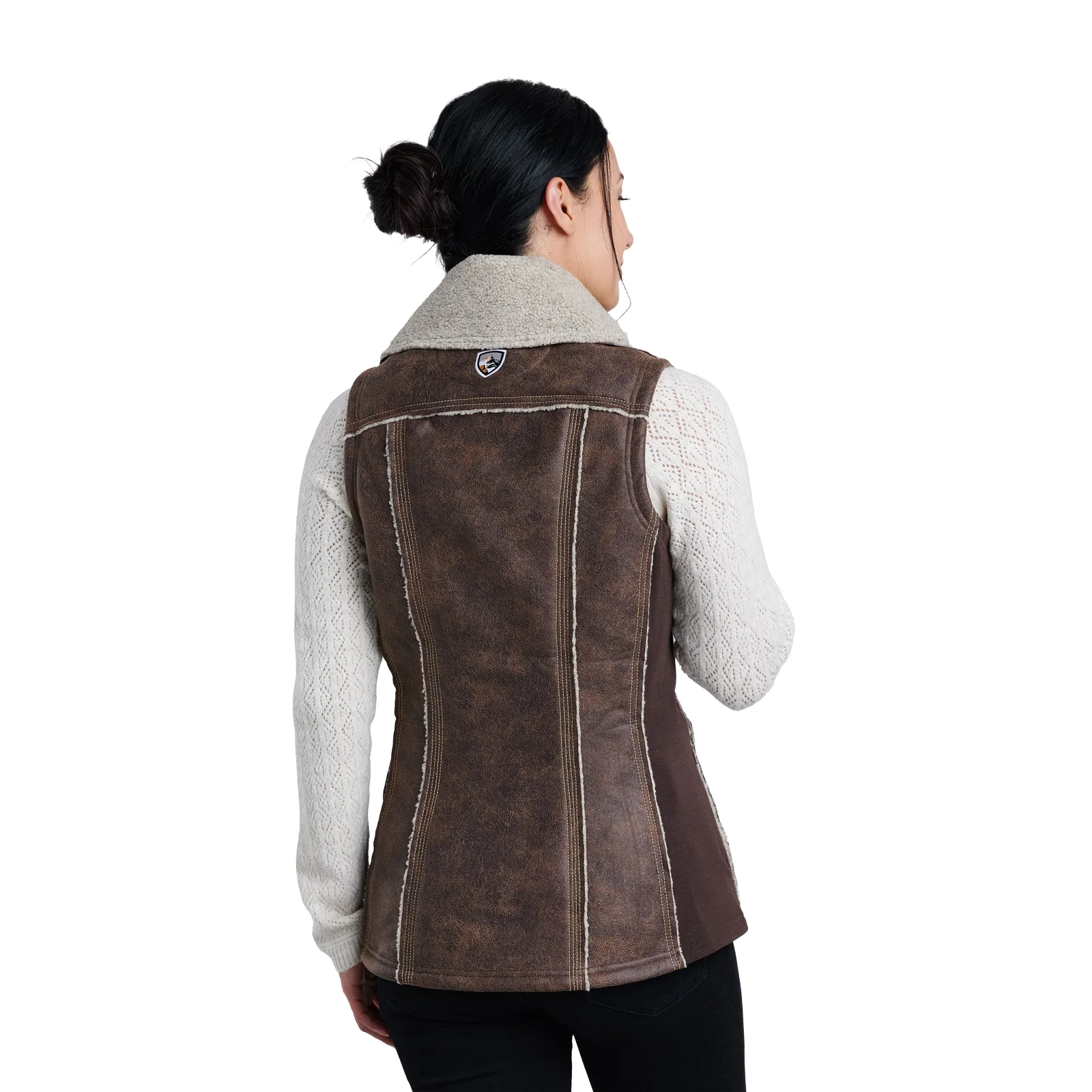 Kuhl Dani Sherpa Vest (Women) - Oak - Image 3