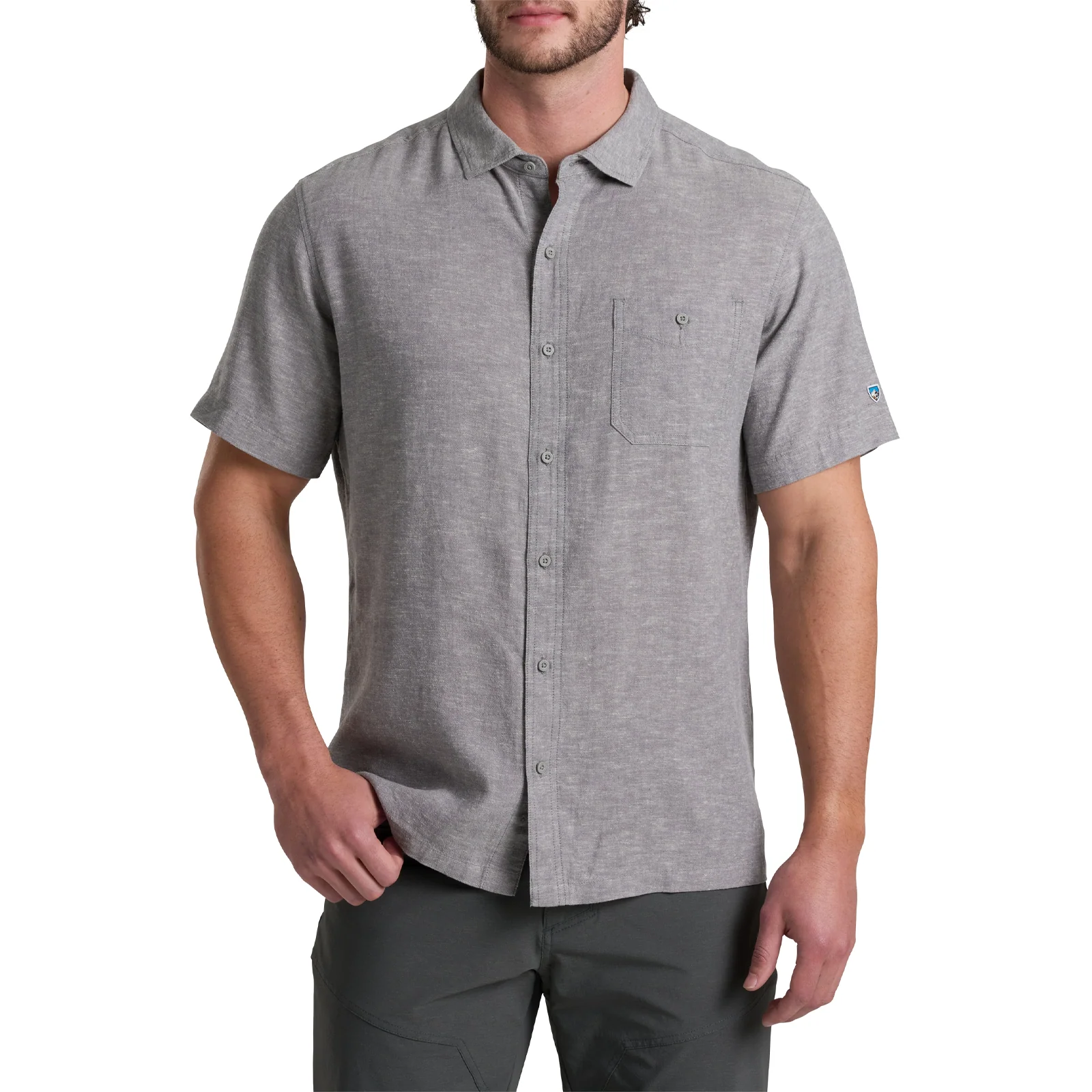 Kuhl Getaway Short Sleeve Shirt (Men) - Titanium