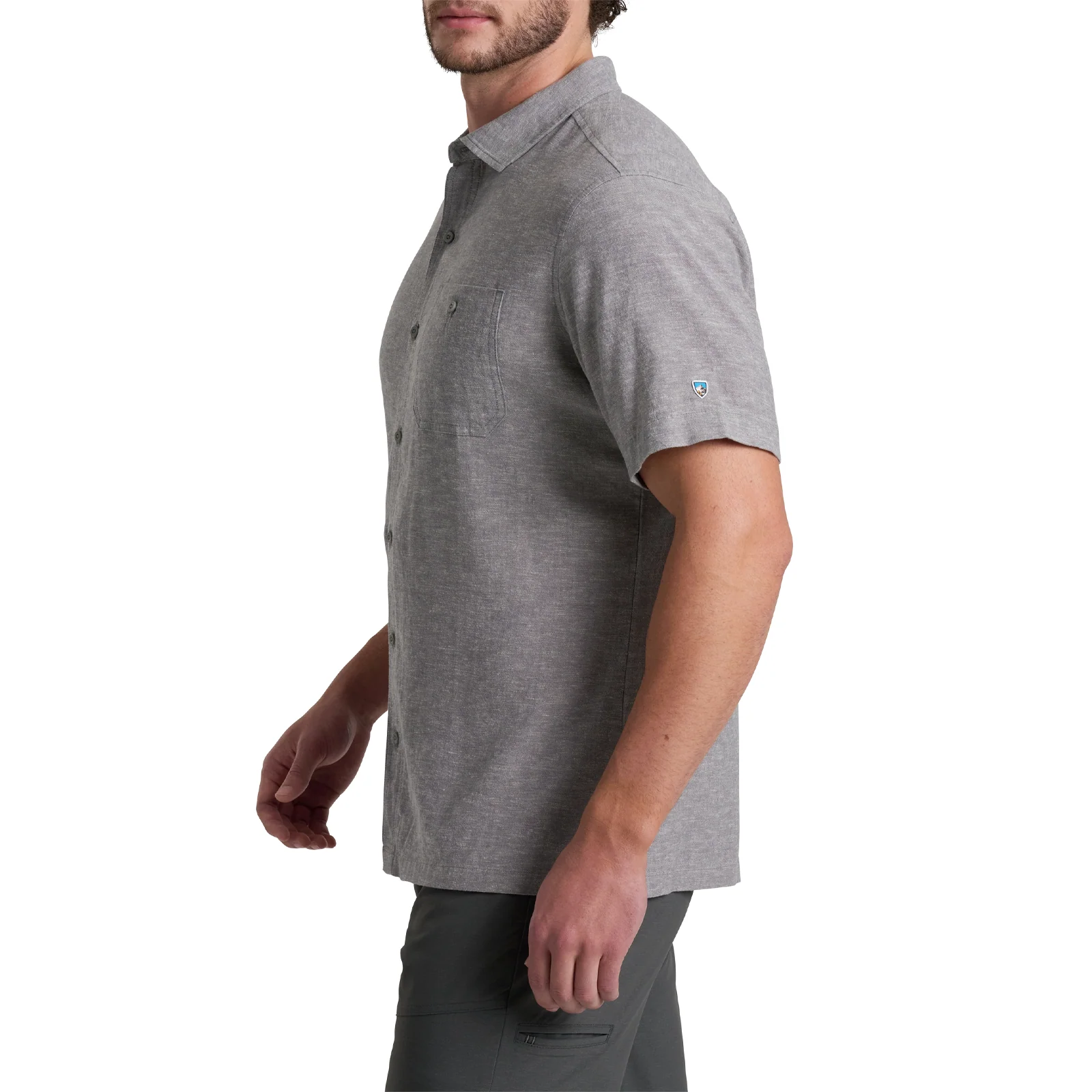 Kuhl Getaway Short Sleeve Shirt (Men) - Titanium - Image 3