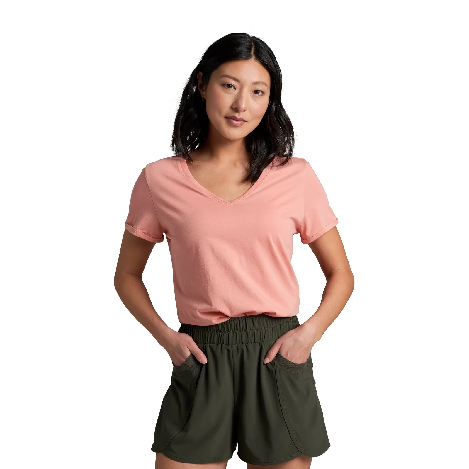 Kuhl Vega Tee (Women) - Coral Rose