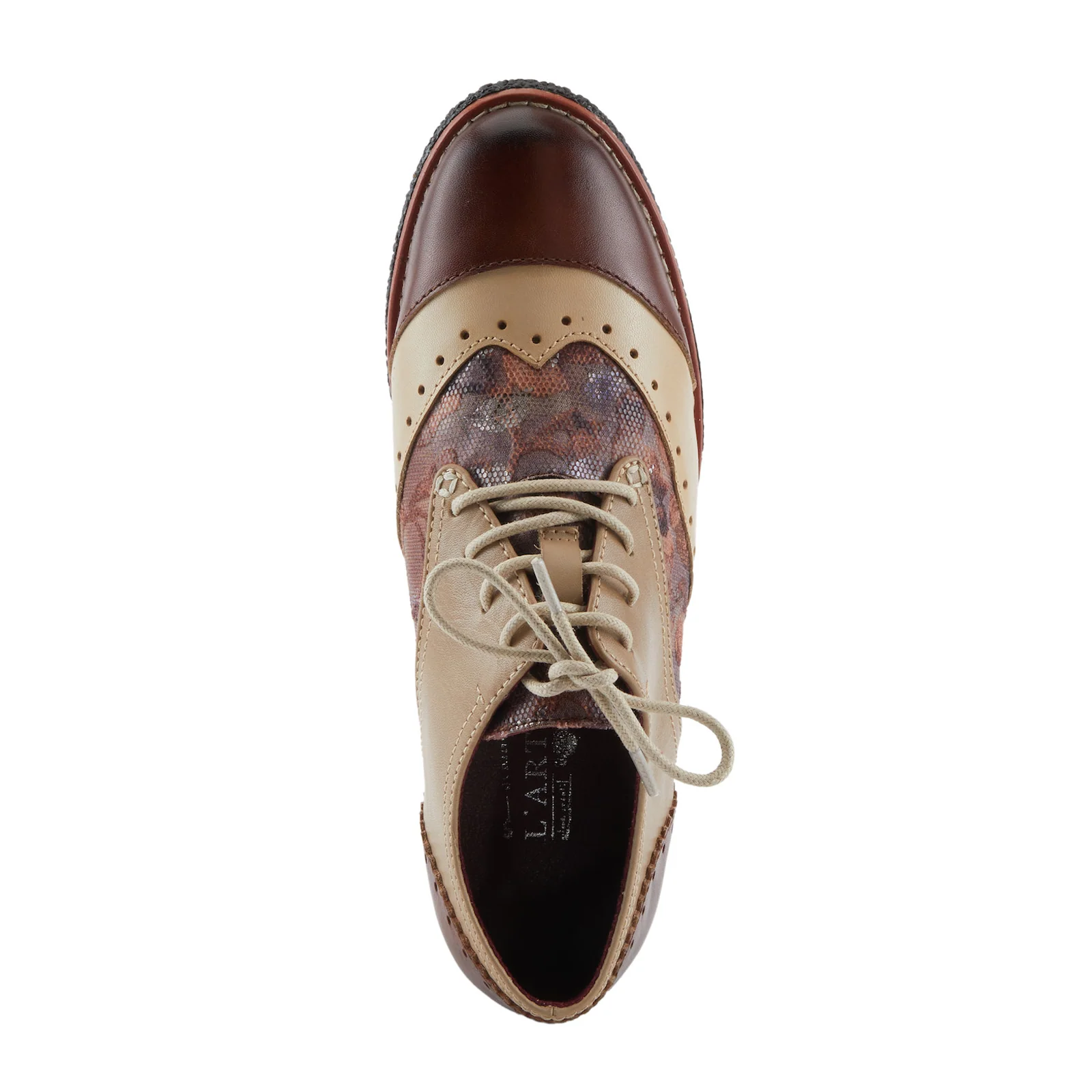 L'Artiste Bargiasti-Flo Oxford (Women) - Brown Multi - Image 5