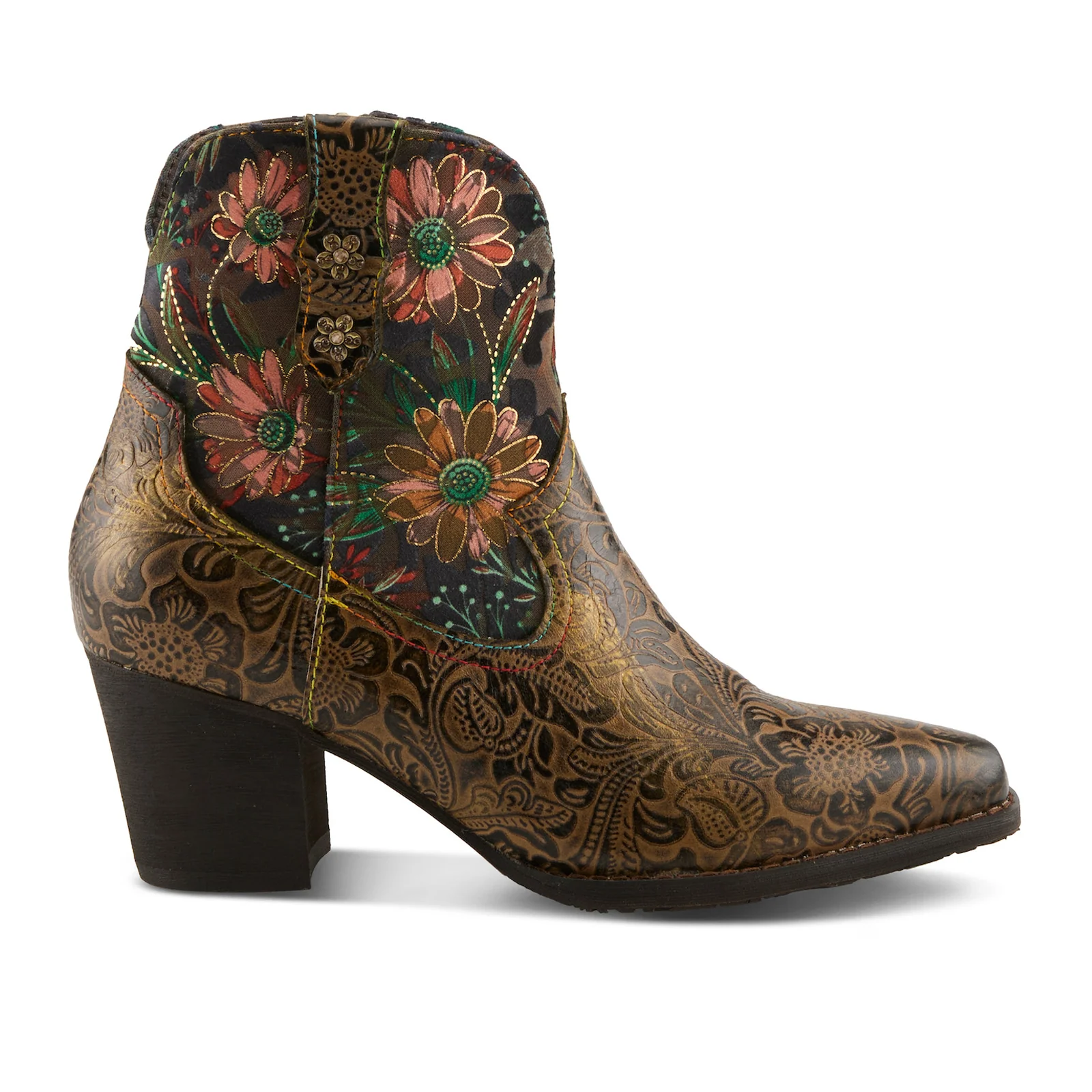 L'Artiste Brydie Boot (Women) - Olive Multi