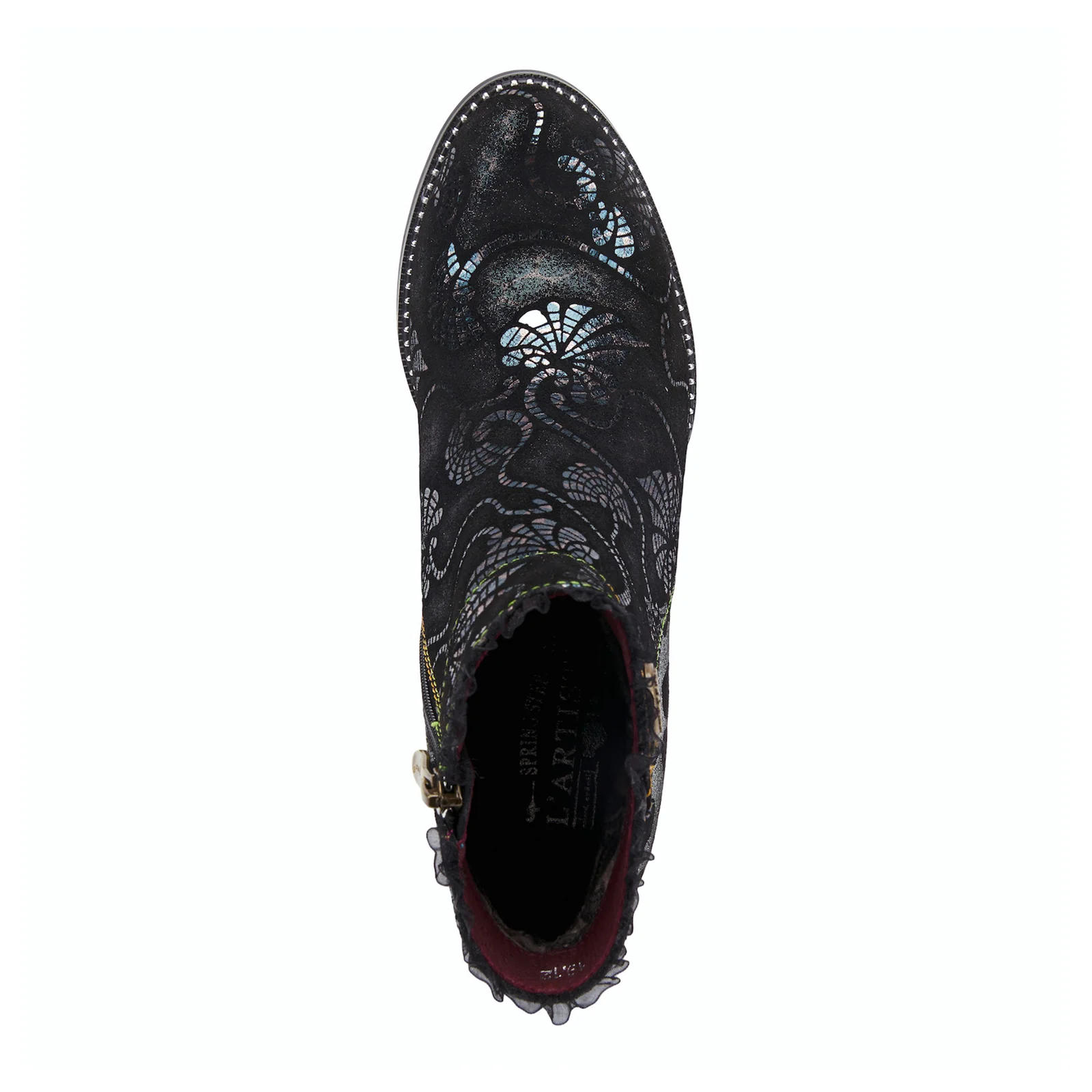 L'Artiste Dessa Heeled Ankle Boot (Women) - Black Multi - Image 6