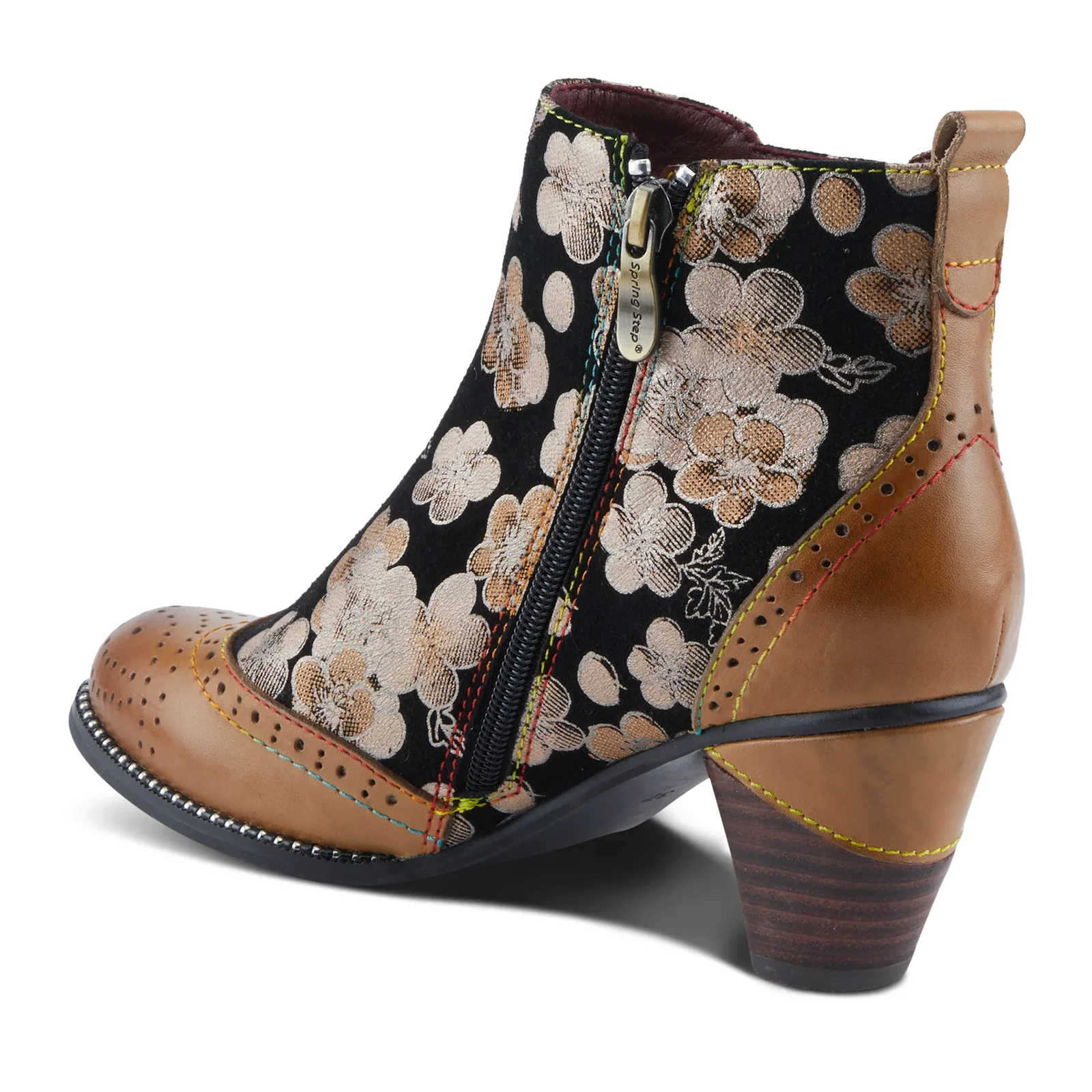 L'Artiste Glynn Heeled Ankle Boot (Women) - Tan Multi - Image 4