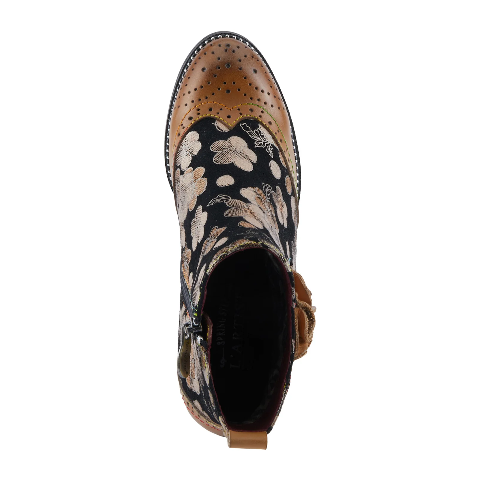 L'Artiste Glynn Heeled Ankle Boot (Women) - Tan Multi - Image 6