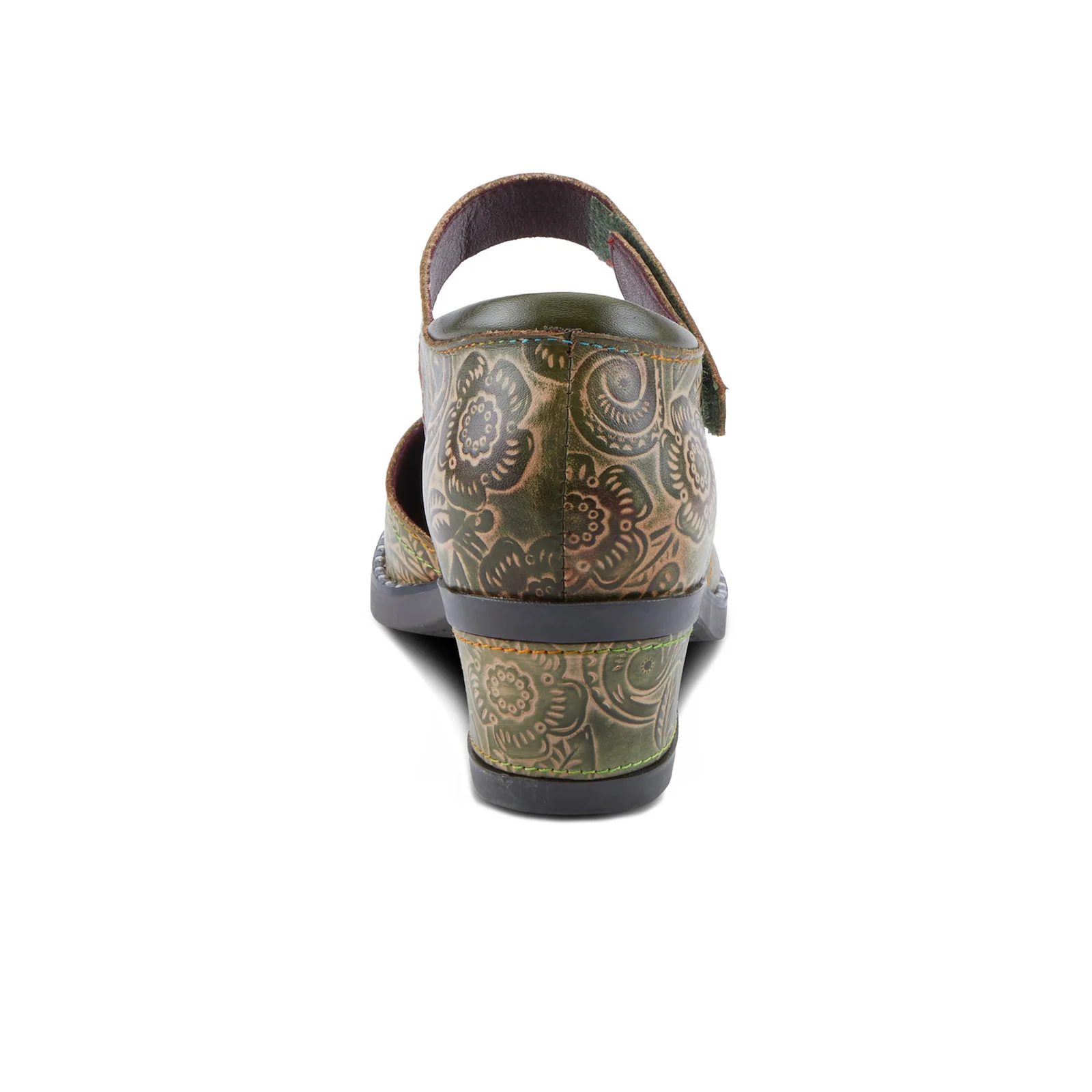 L'Artiste Jazzberry Heeled Mary Jane (Women) - Olive Multi - Image 4