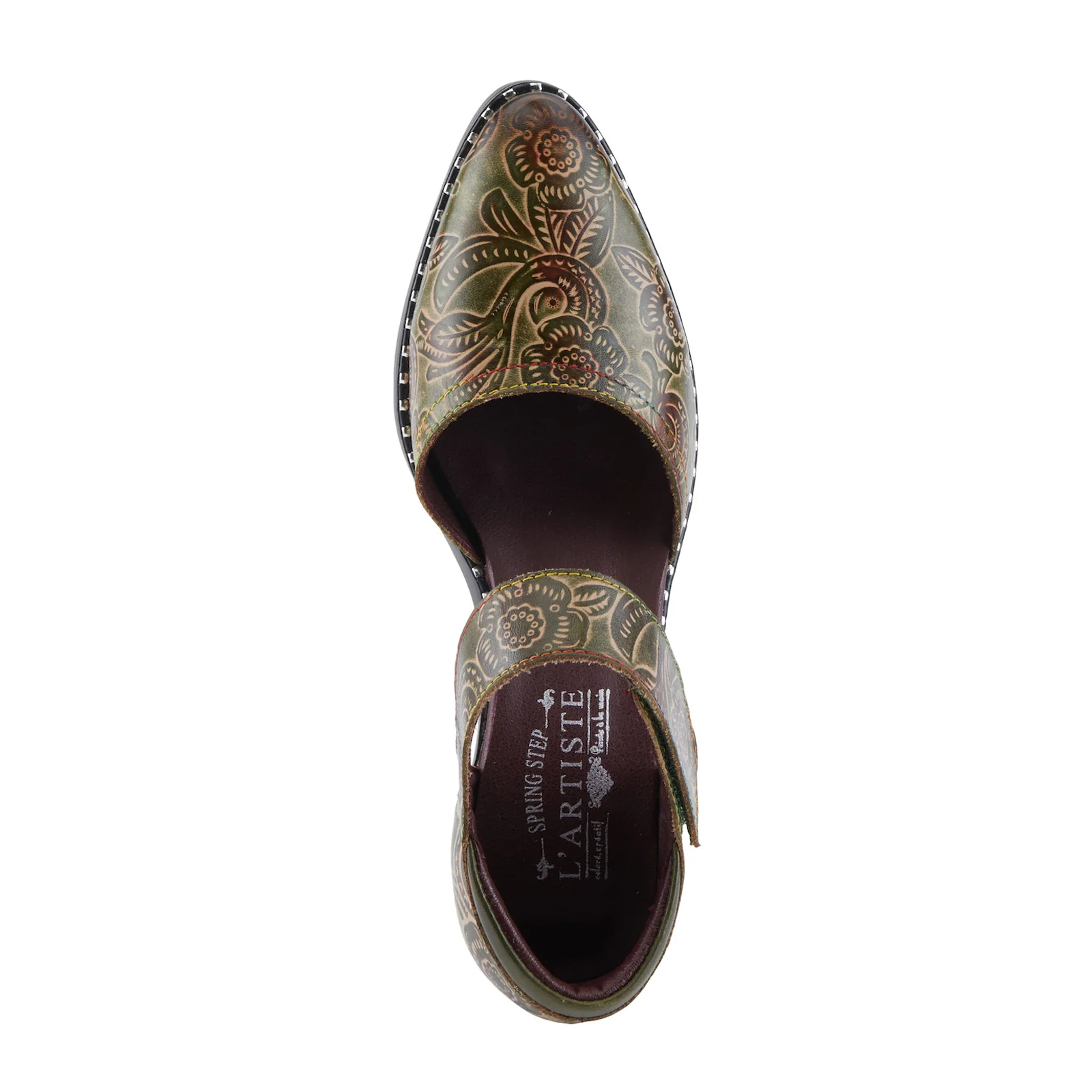 L'Artiste Jazzberry Heeled Mary Jane (Women) - Olive Multi - Image 5