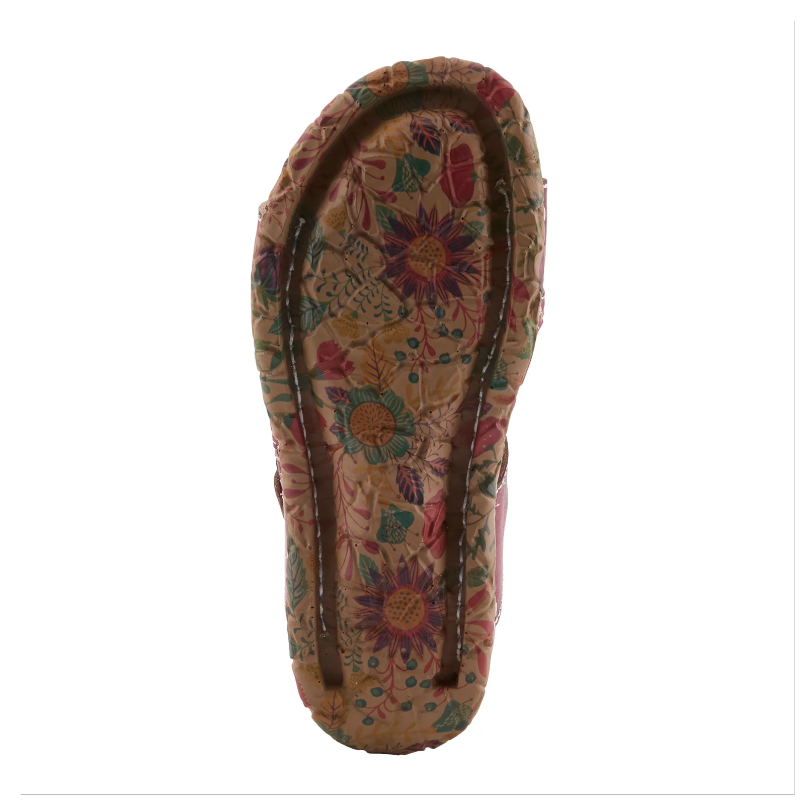 L'Artiste Ontheroad Slide Sandal (Women) - Dark Red Multi - Image 7