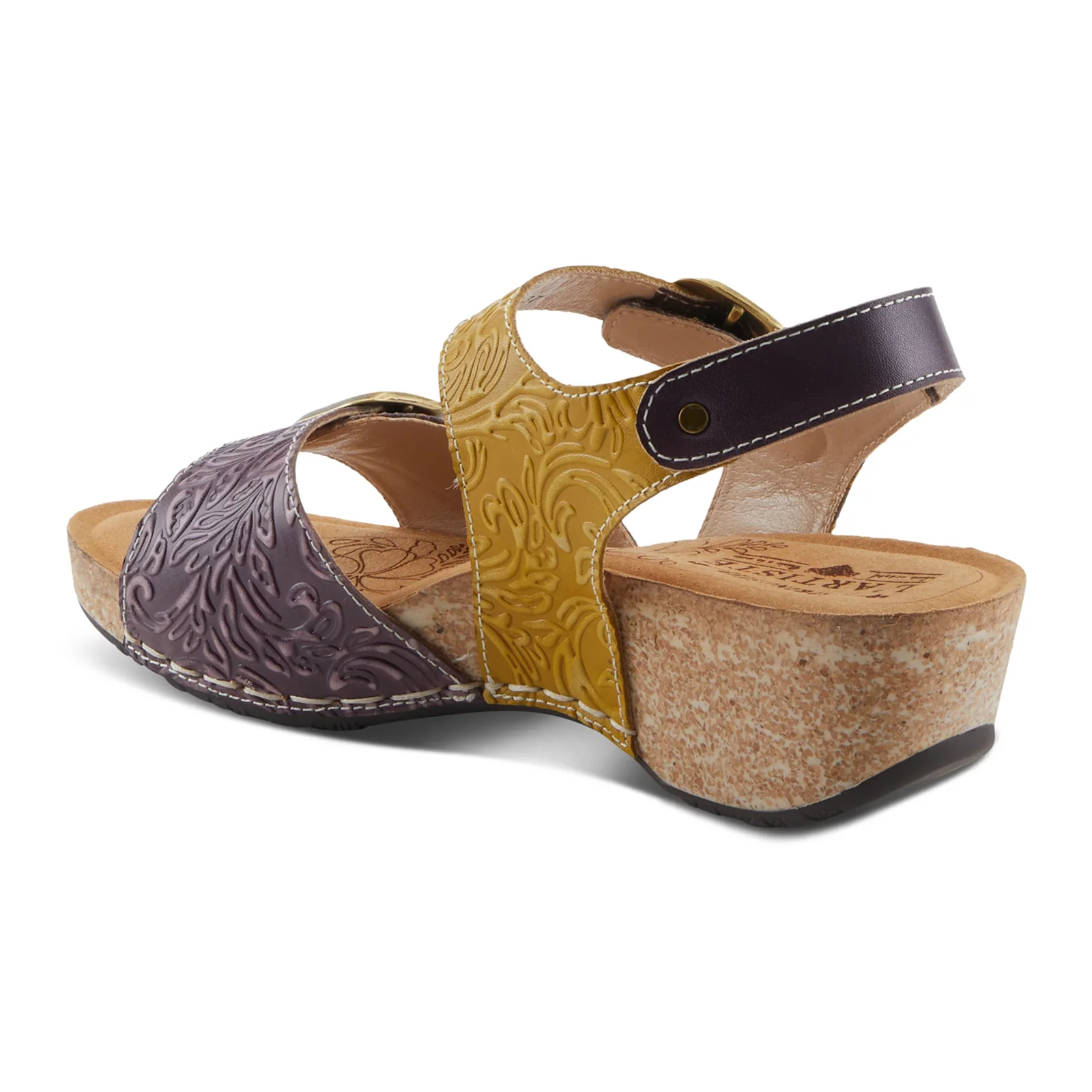 L'Artiste Osuna Wedge Sandal (Women) - Purple Multi - Image 4